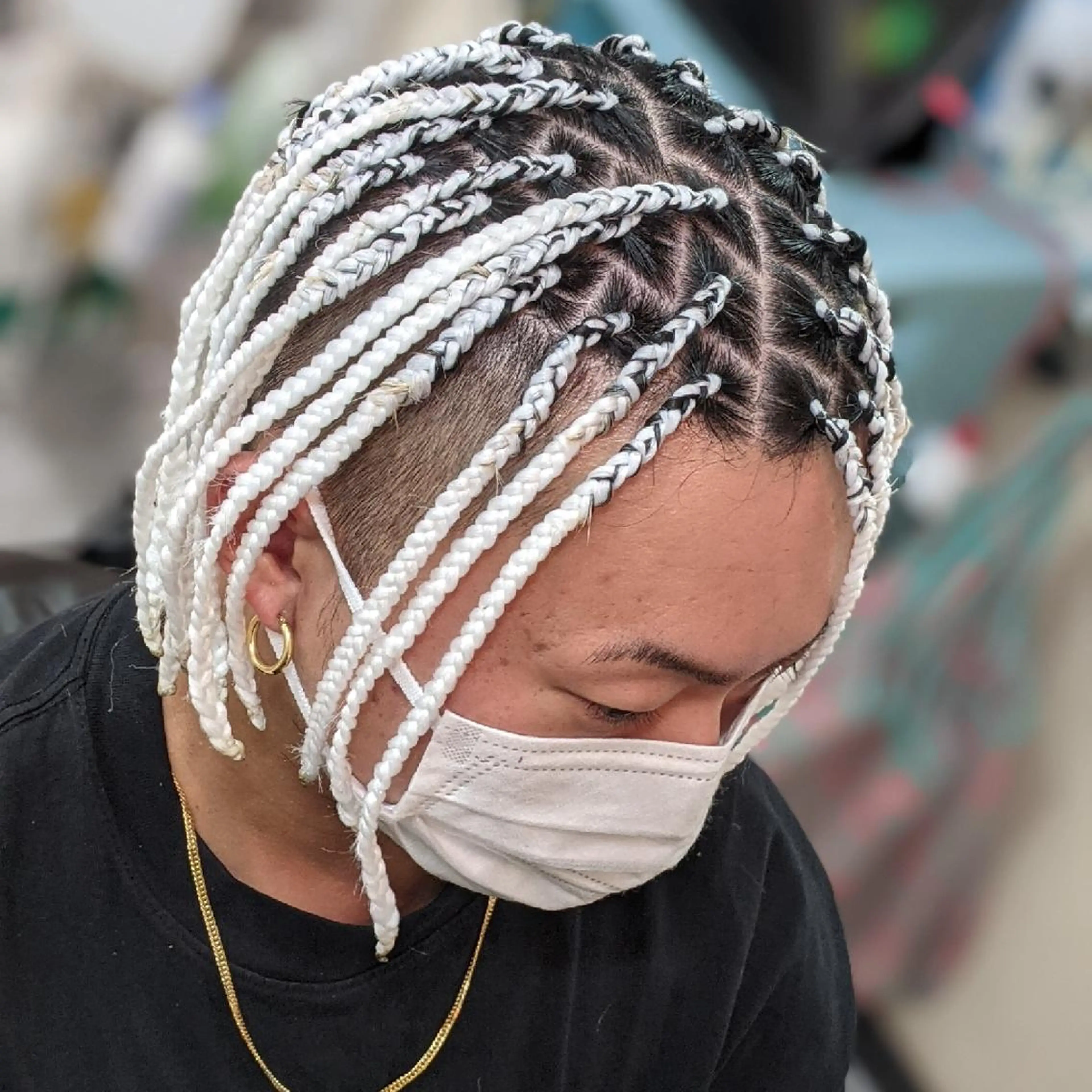 メンズ ミディアム エクステ scamp ★のヘアスタイル