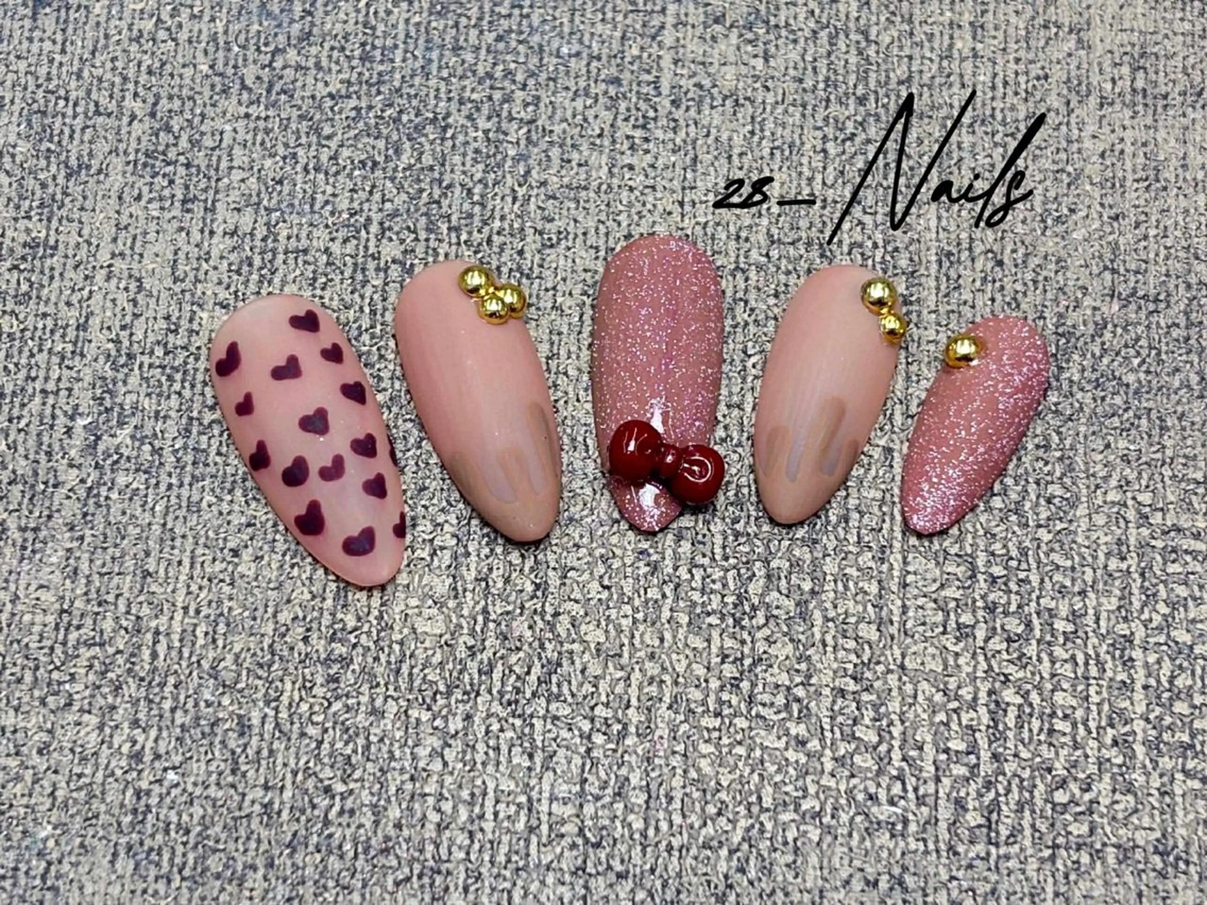 ショート ハンドネイル 28nails .thaoのネイルデザイン