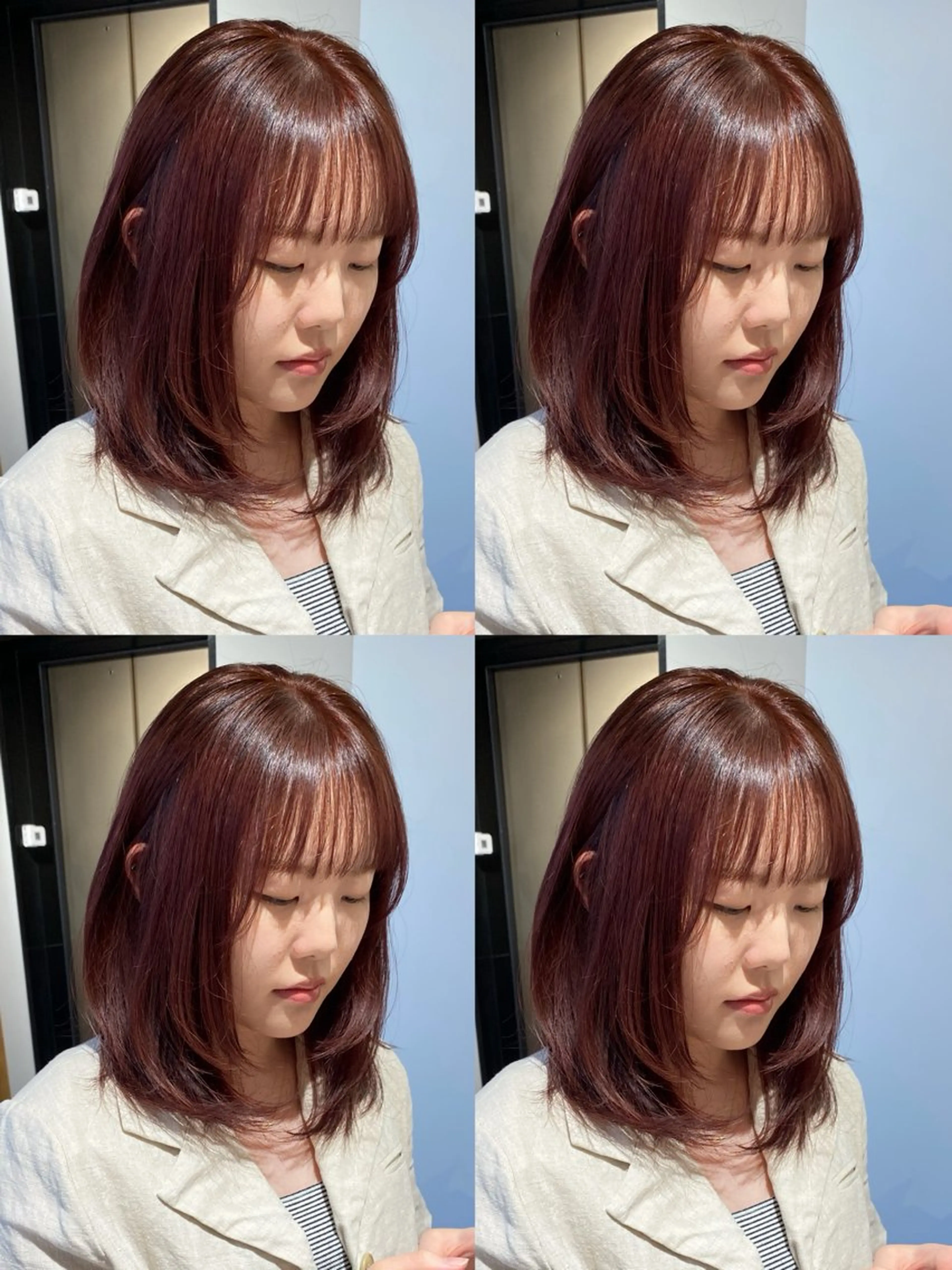 前髪カット＋顔まわりカット＋オージュア4ステップトリートメント🎀の写真