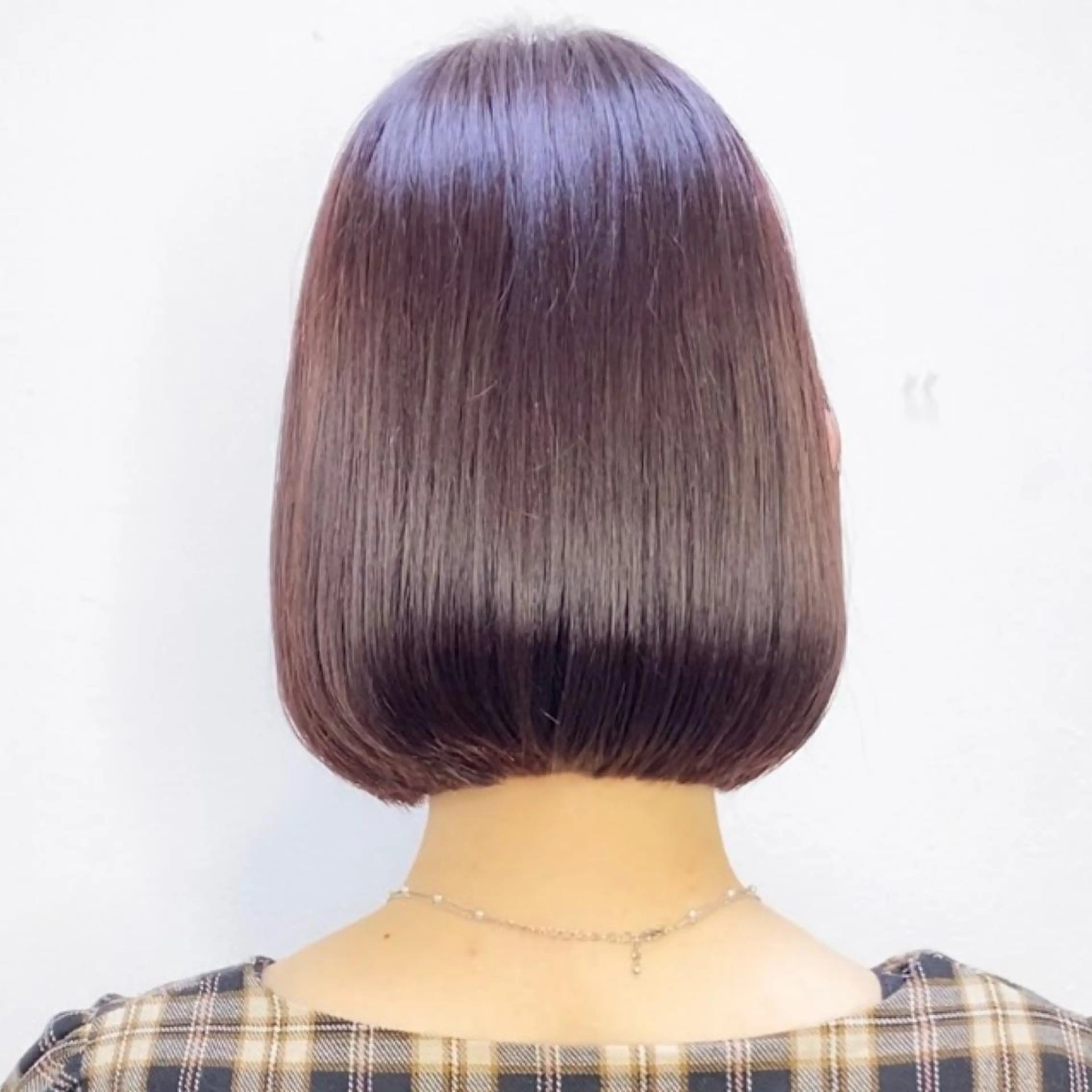 ショート カラー ボブ タンバルモリ 韓国風ヘア カットと縮毛矯正の匠 【こだま】のヘアスタイル