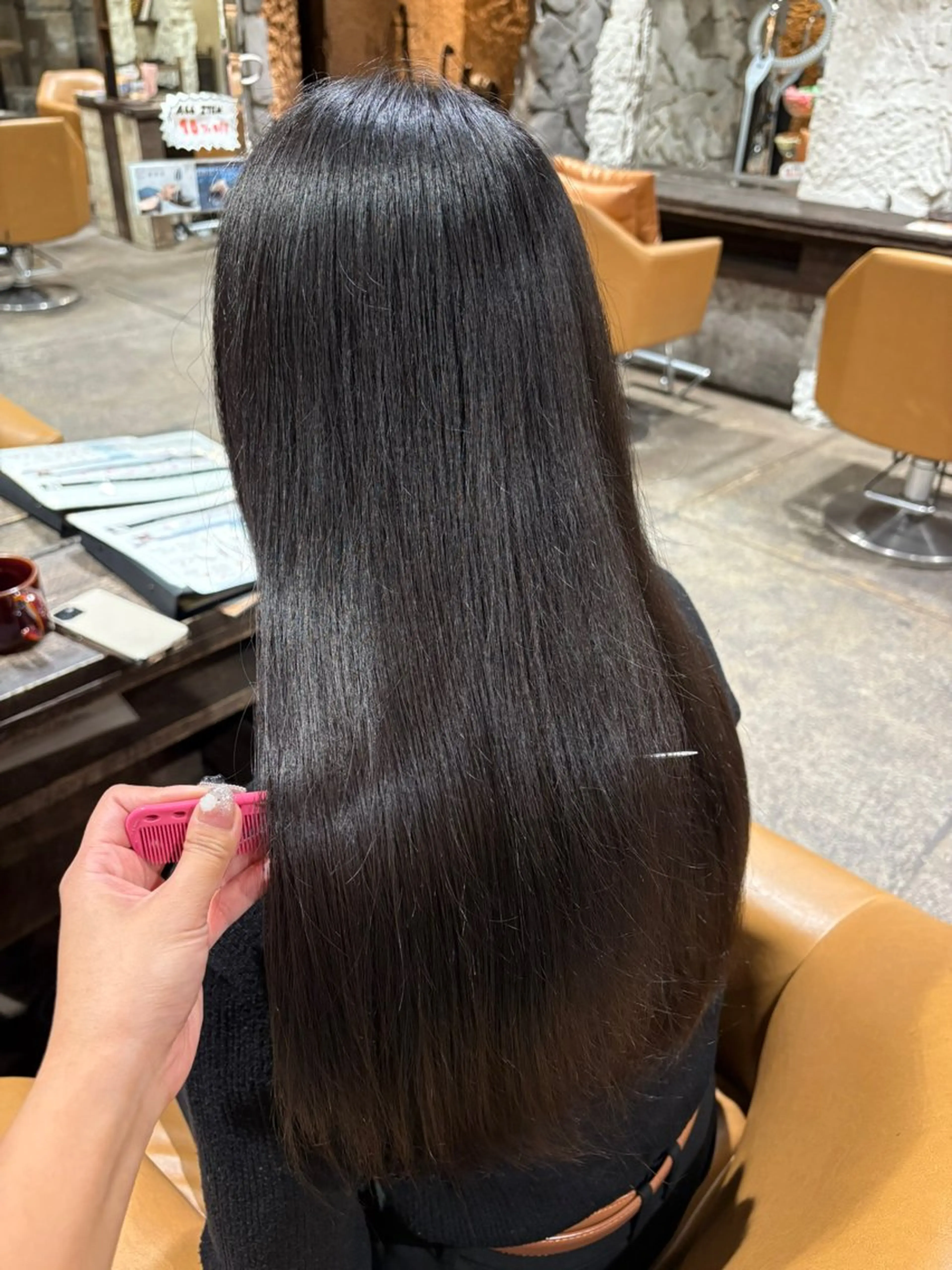 ロング カラー ヘアアレンジ トリートメント 髙橋 リナ‪のヘアスタイル