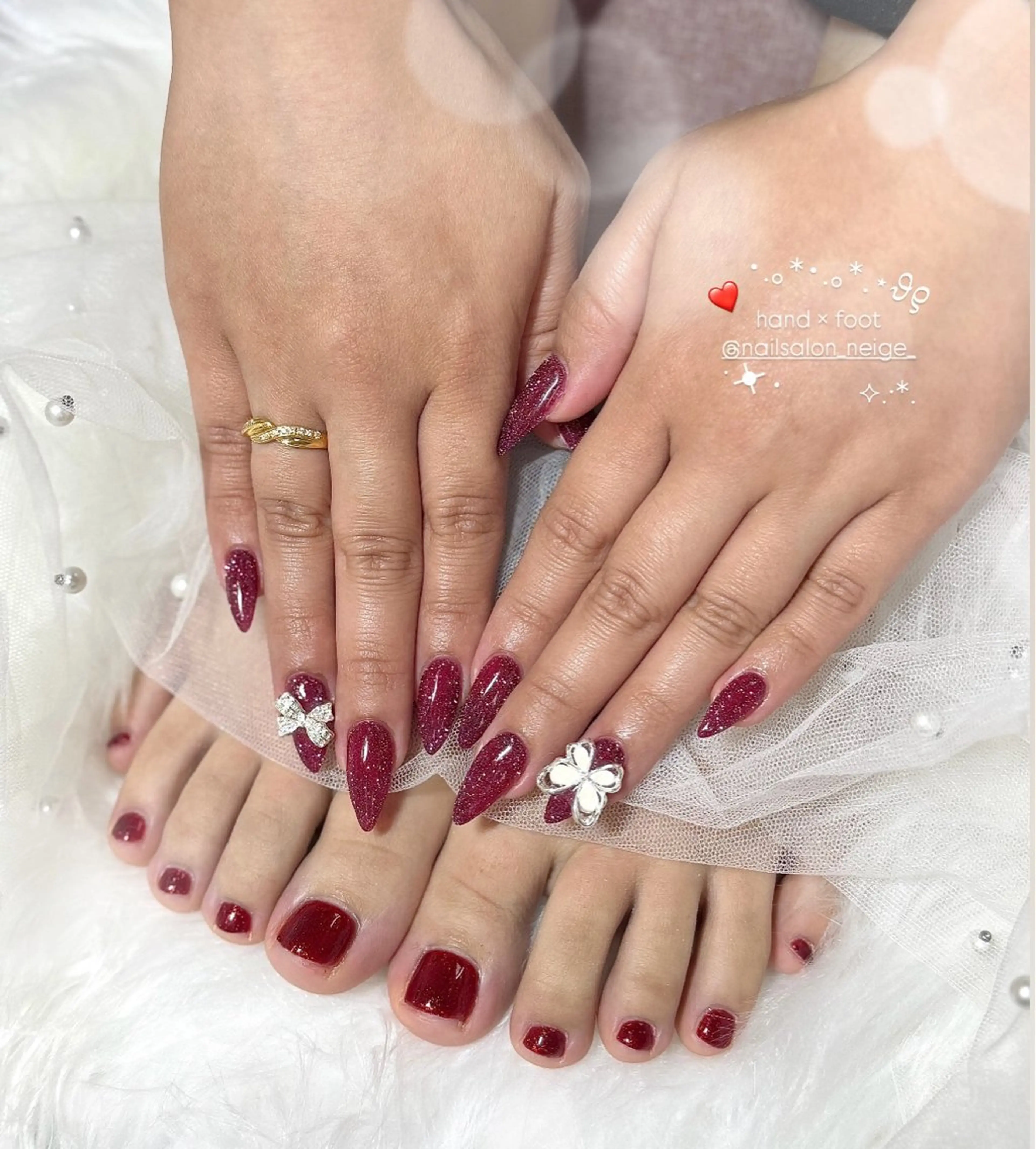 ネイル ハンドネイル Neige所属・Neige 𓂃 aiのネイルデザイン
