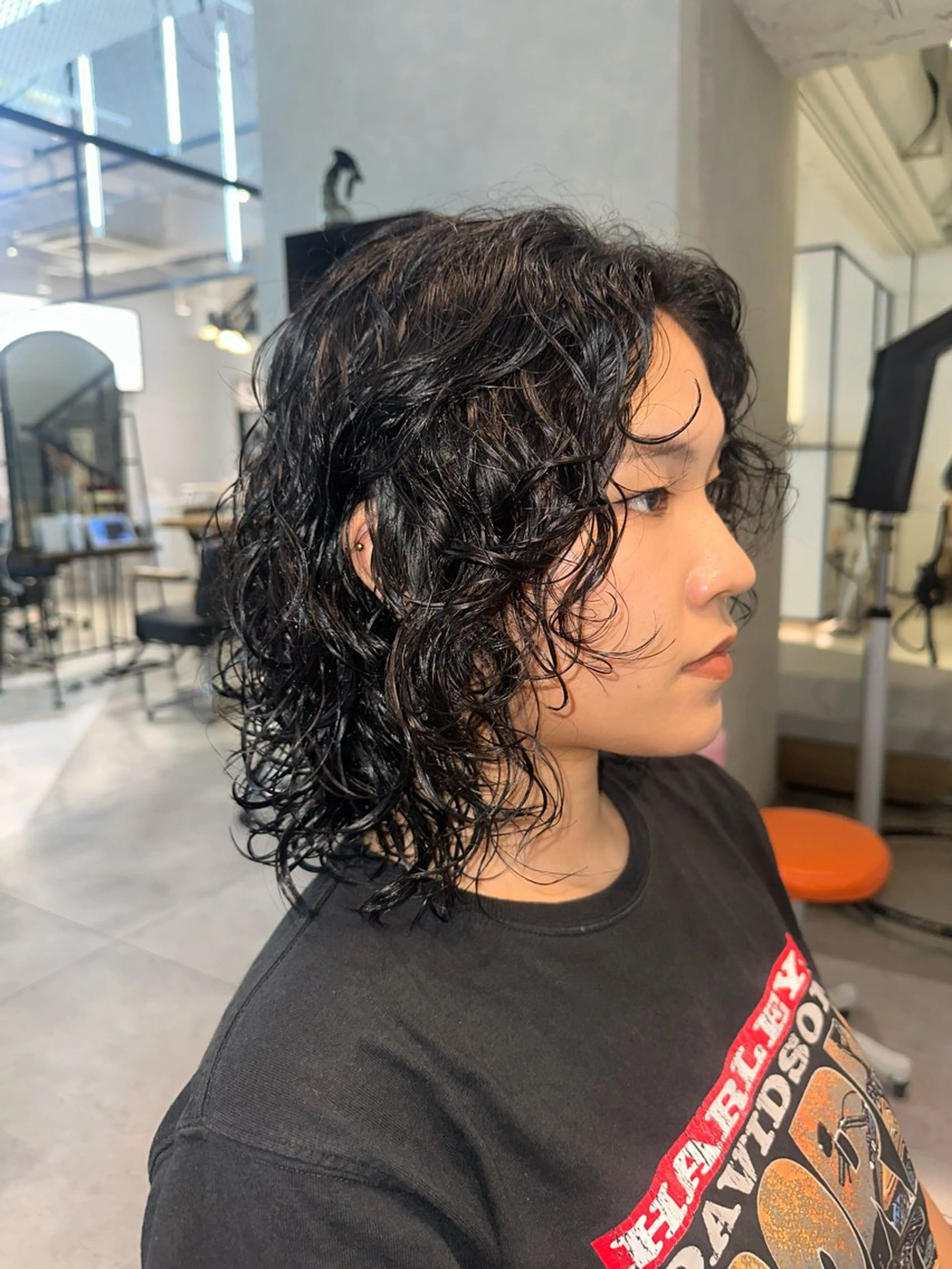 セミロング パーマ HARE &nail ☪️remiのヘアスタイル