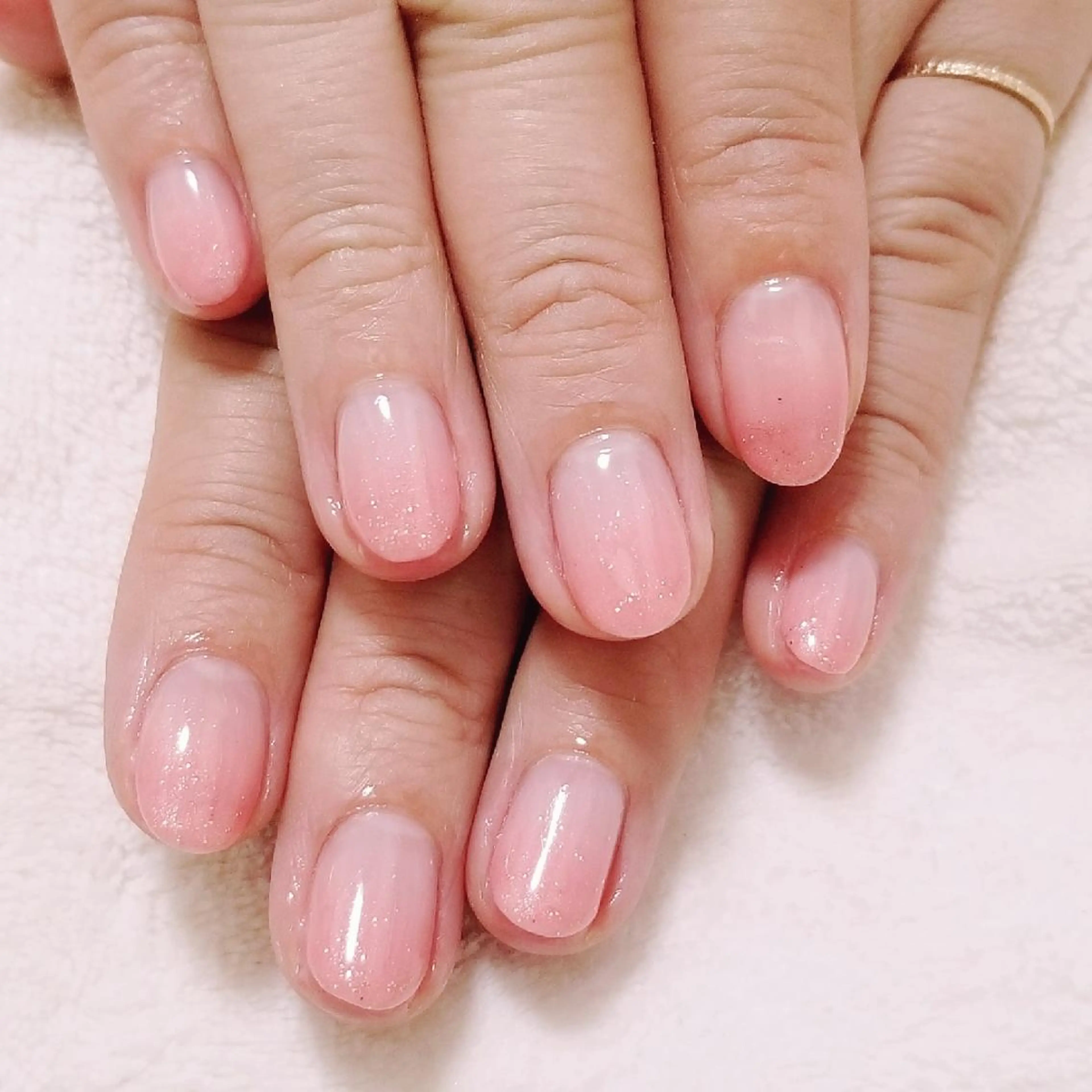 ネイル グラデーション シンプルネイル trees_ nailのネイルデザイン