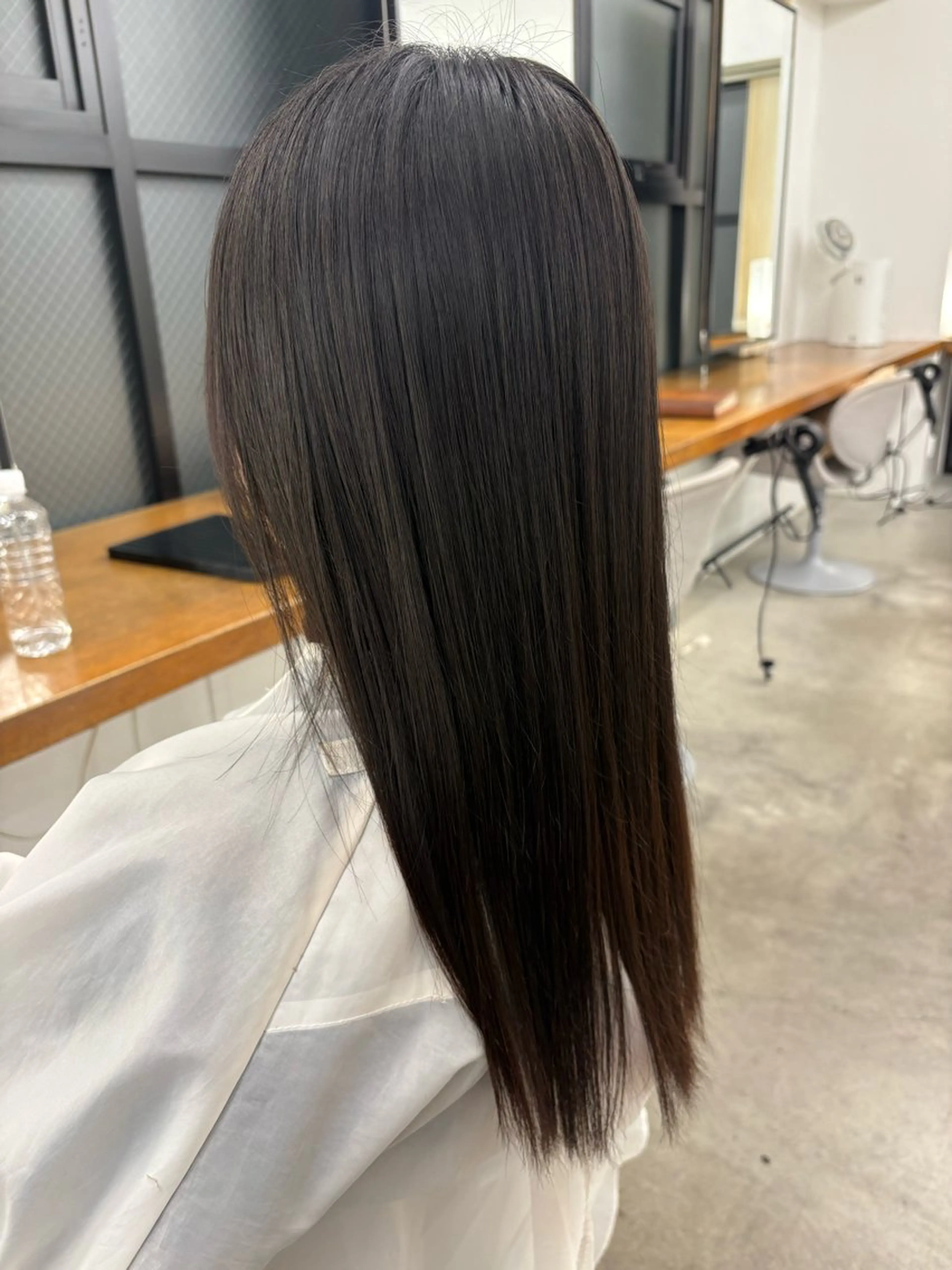 縮毛矯正の写真