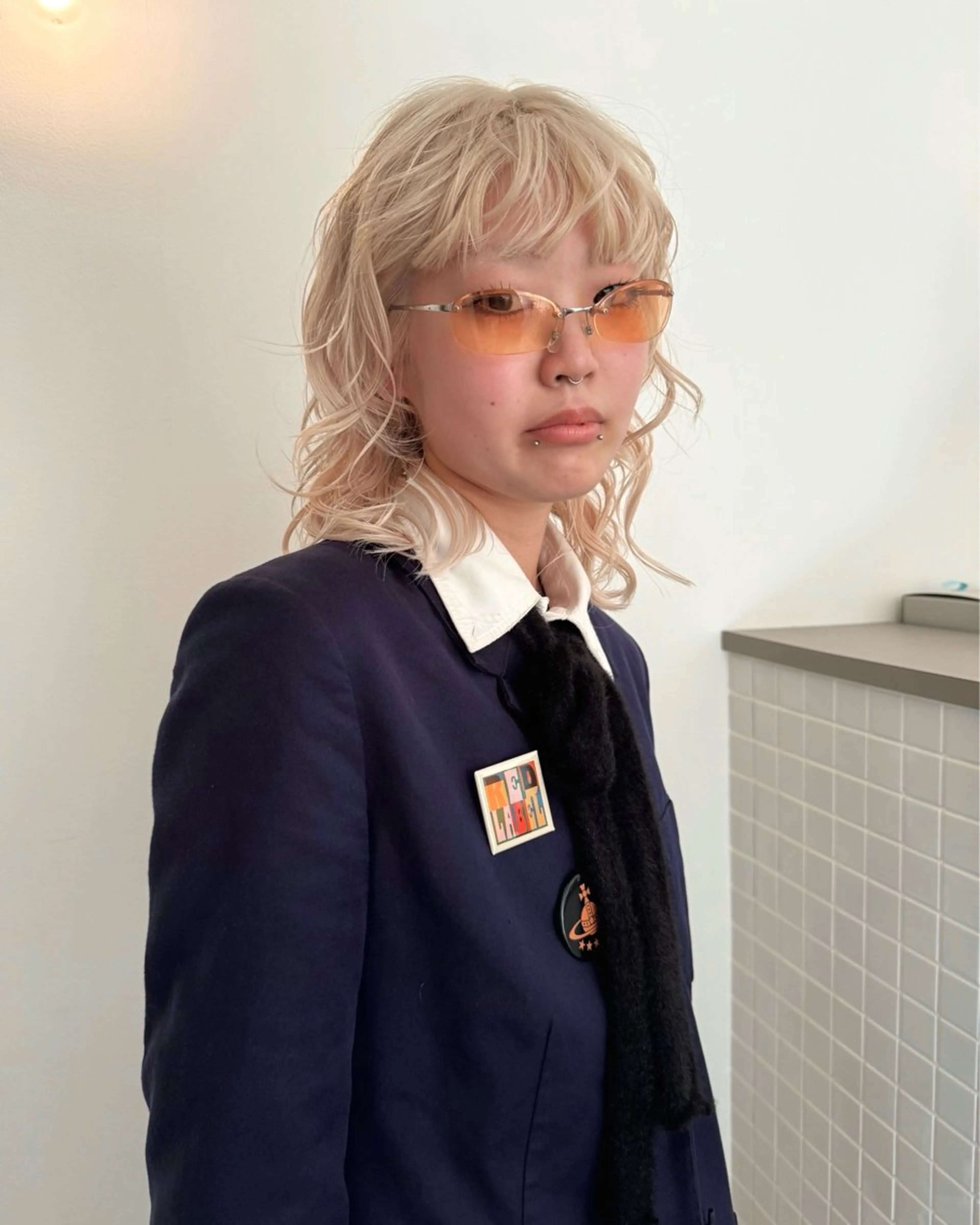 ミディアム カラー カット ヘアカラー トリートメント デザイン/ブリーチ Kaito🐩/栄のヘアスタイル