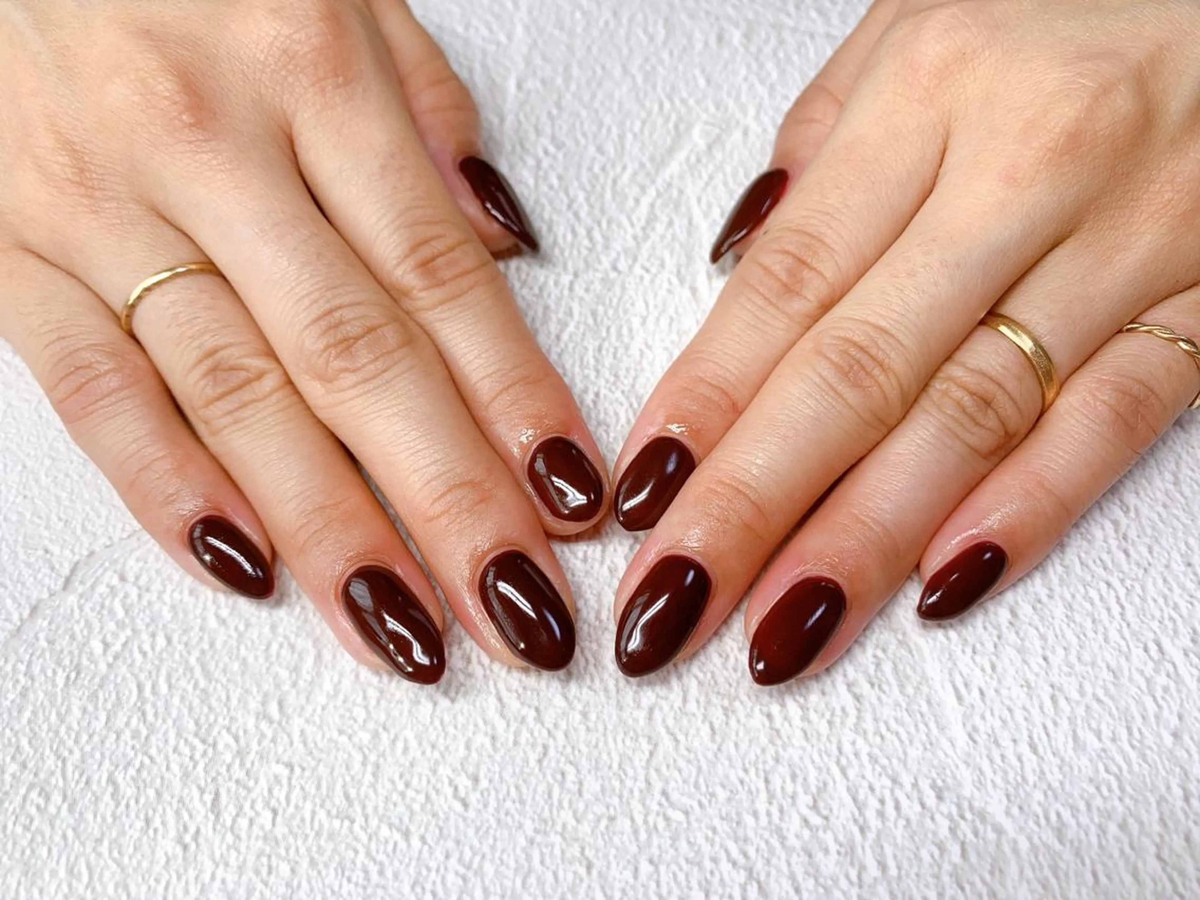 ネイル ボルドー ワンカラーネイル ハンドネイル 痩身/脱毛/ネイル HARUKAのエステ・リラクイメージ