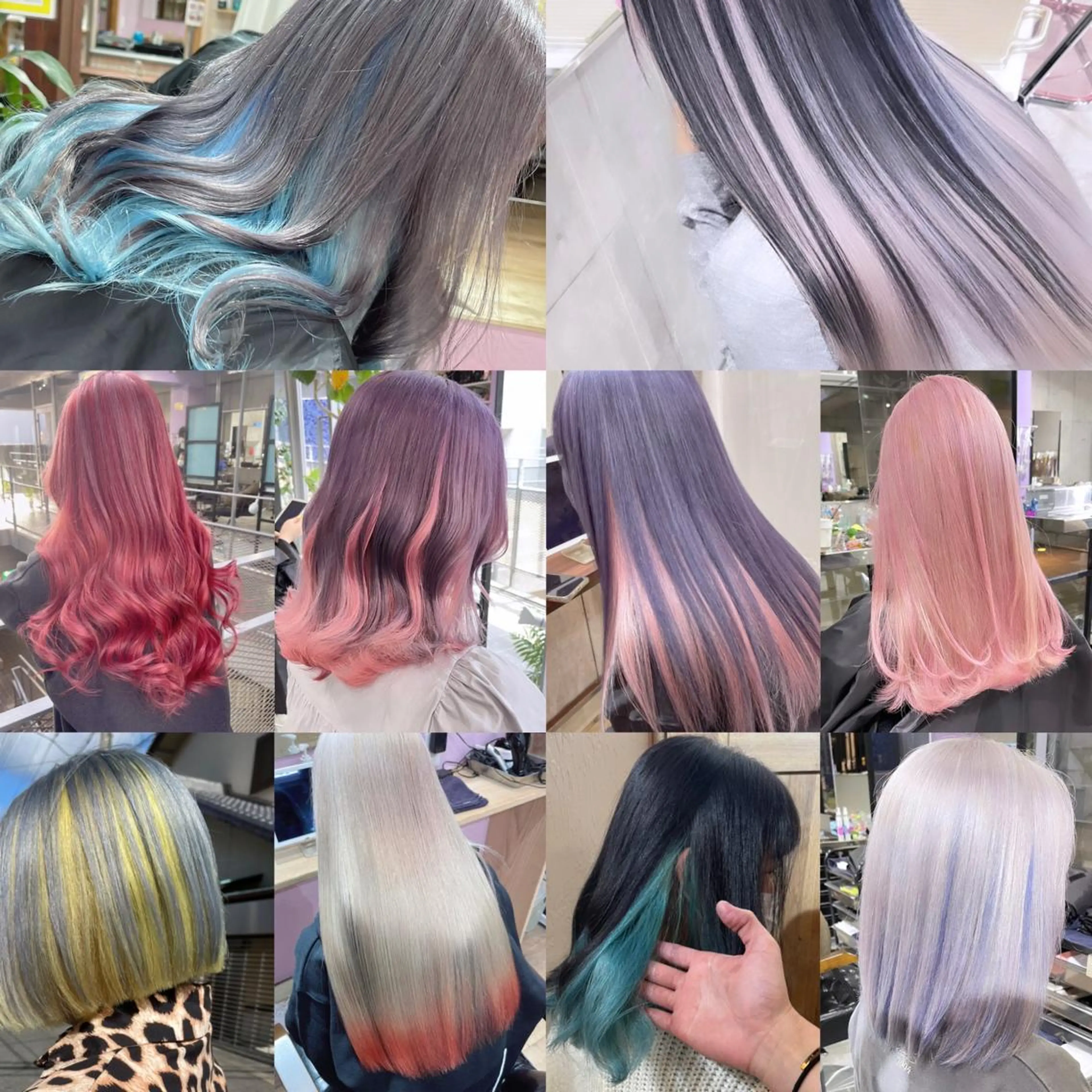 セミロング Lavy kyoto所属・Lavy カラー&エクステのヘアスタイル