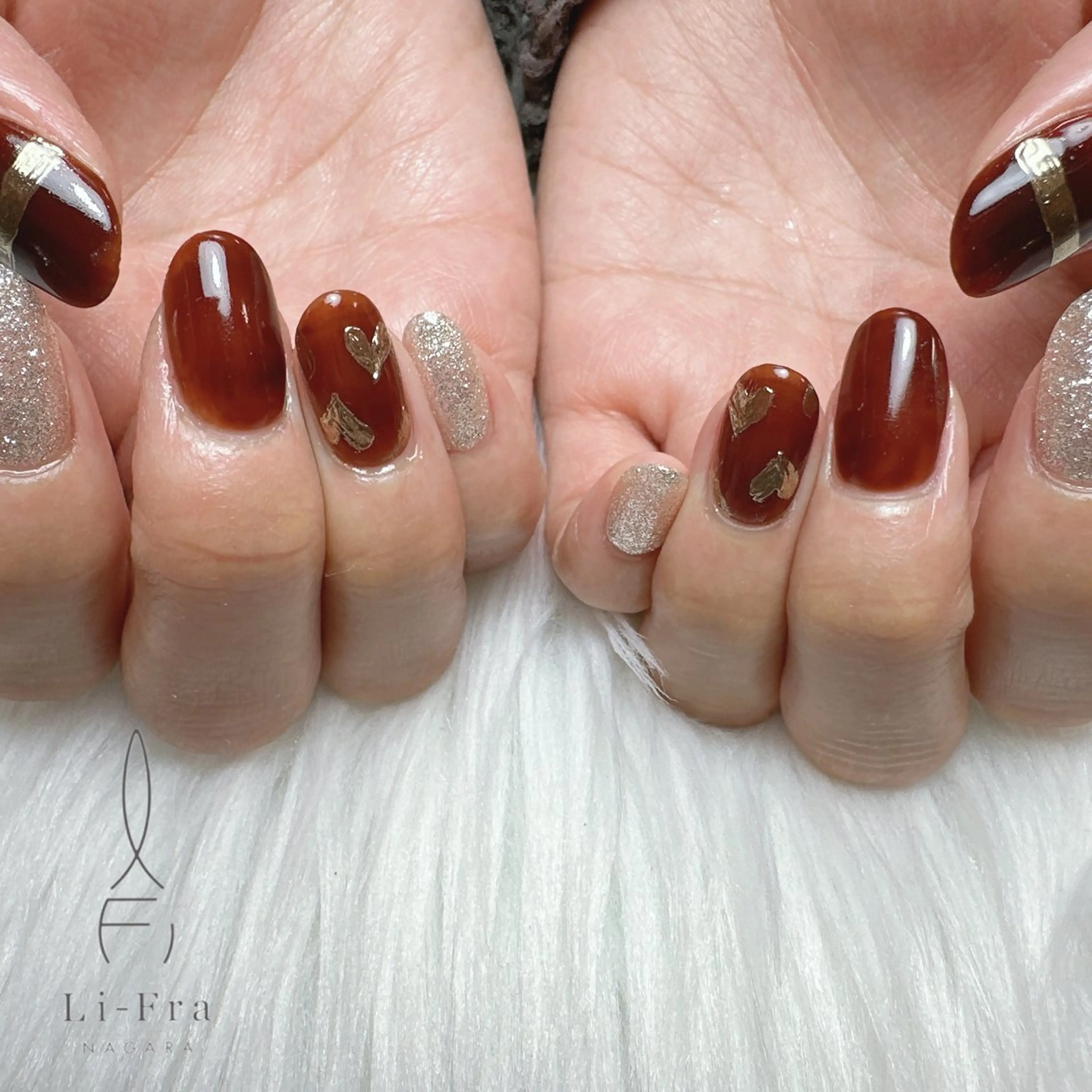 ネイル ハンドネイル li-fra RINAのネイルデザイン