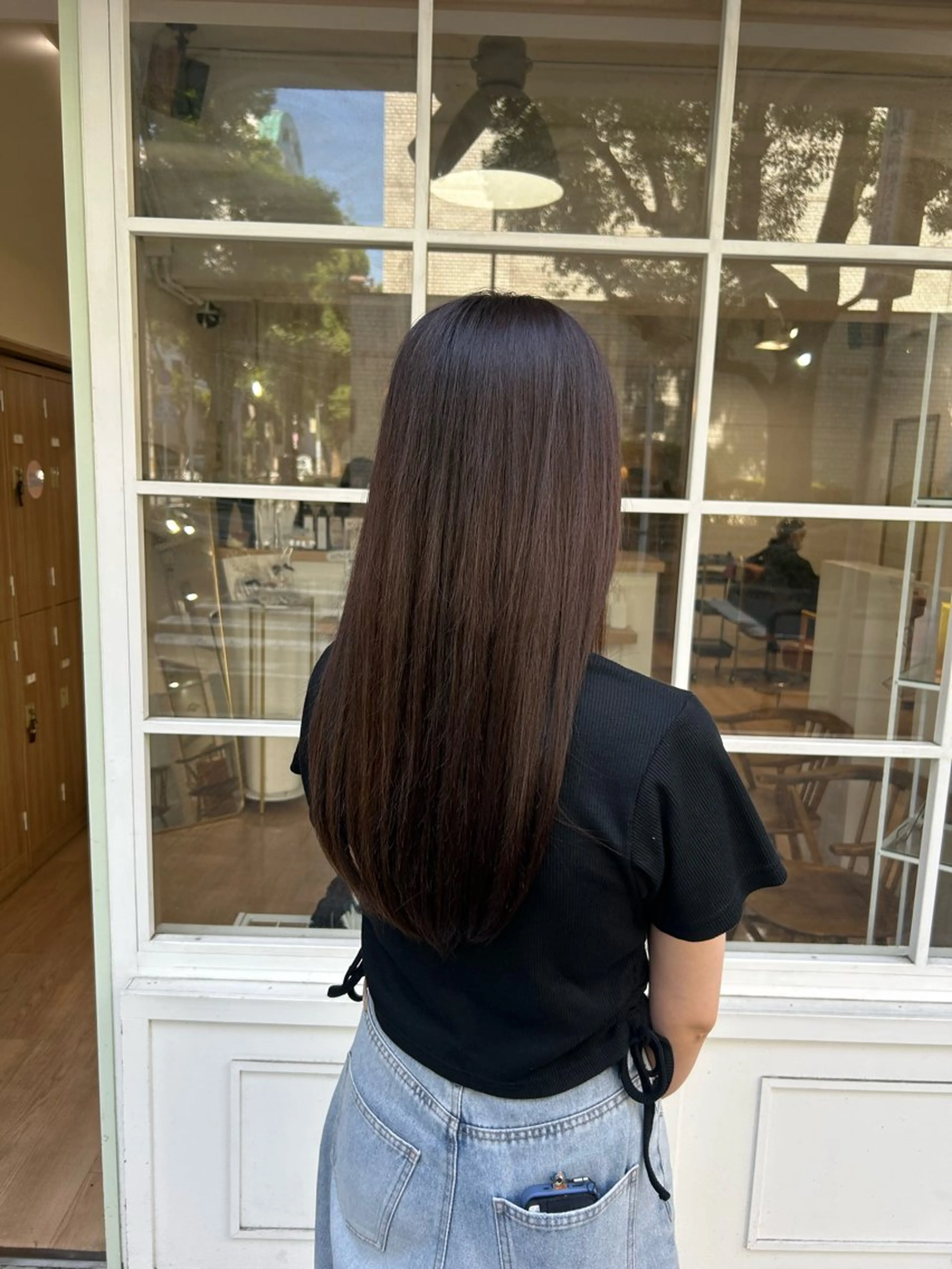 ロング カラー レイヤーカット/髪質 改善✨/藤田侑花のヘアスタイル