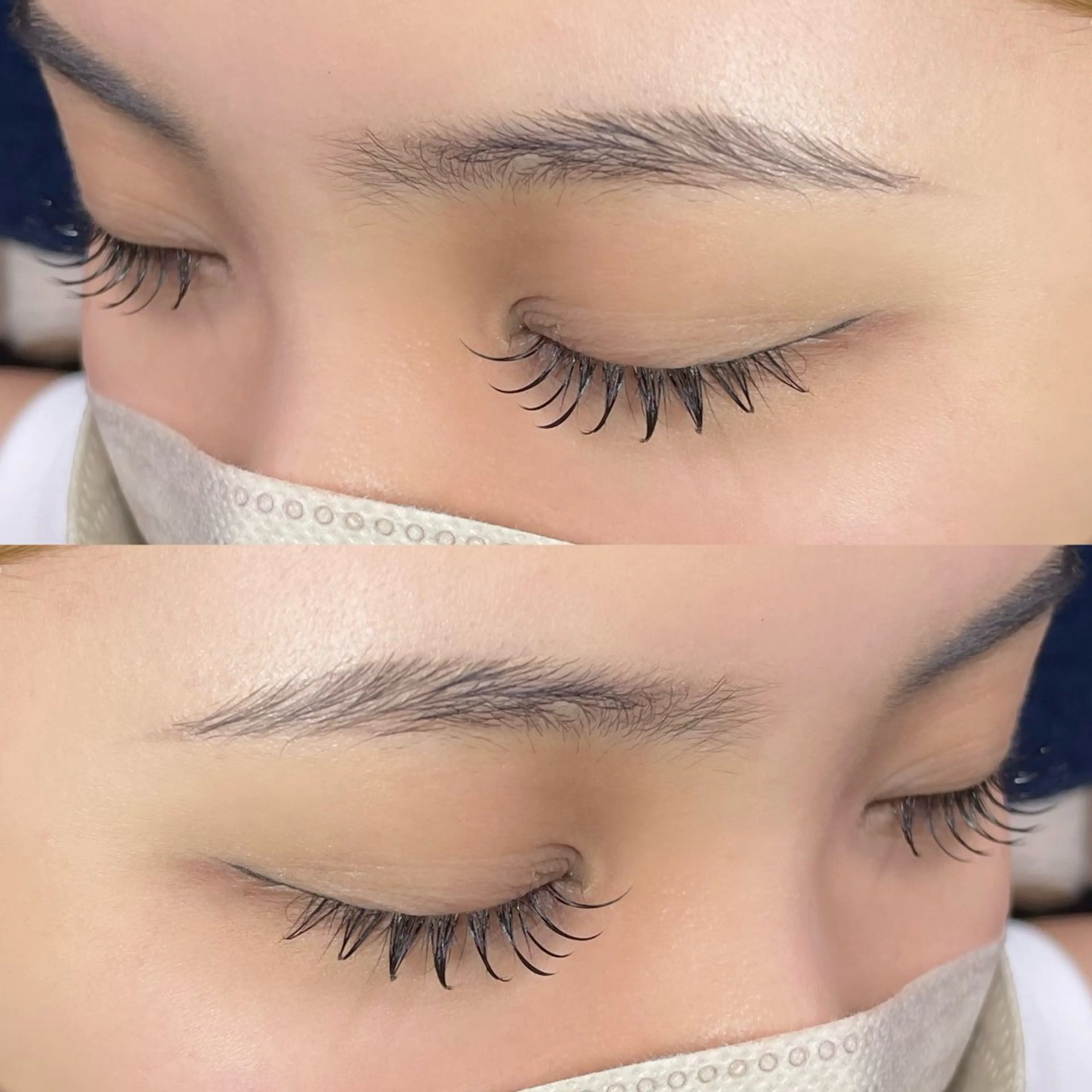 マツエク・マツパ 一重×まつ毛パーマ AOKI/アイブロウ /パリジェンヌのマツエク・マツパデザイン