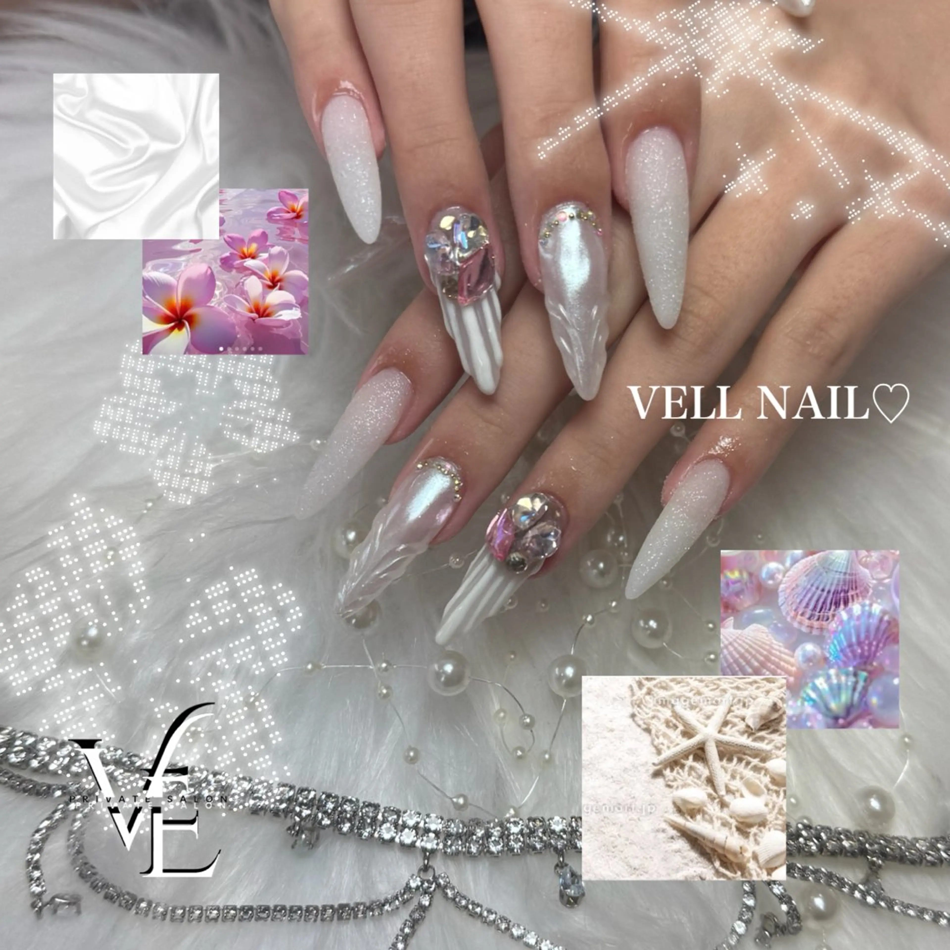 ネイル ハンドネイル ﾈｲﾙｻﾛﾝ Vellのネイルデザイン