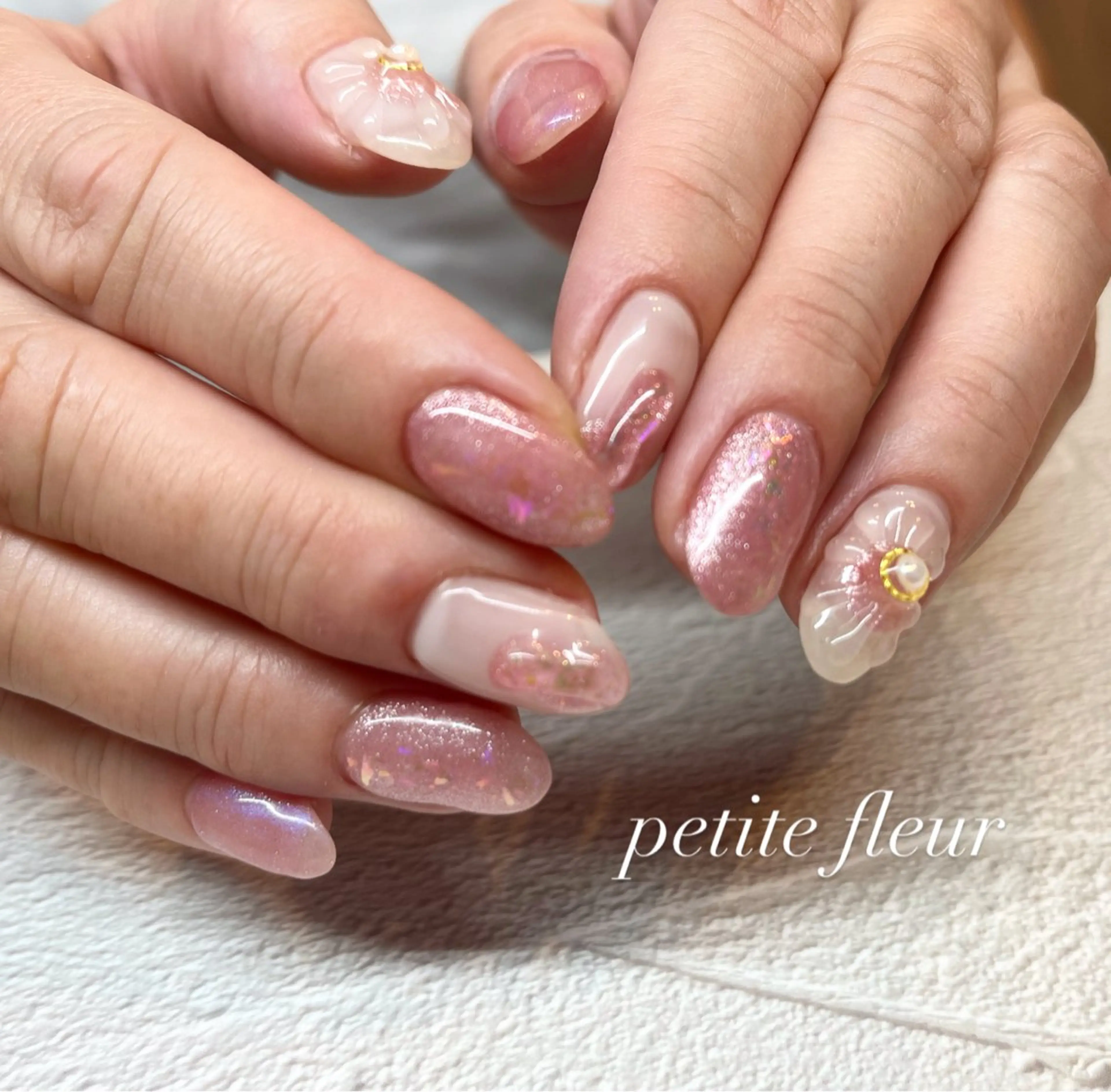 ネイル ハンドネイル ビューティーサロン プチフルールのネイルデザイン