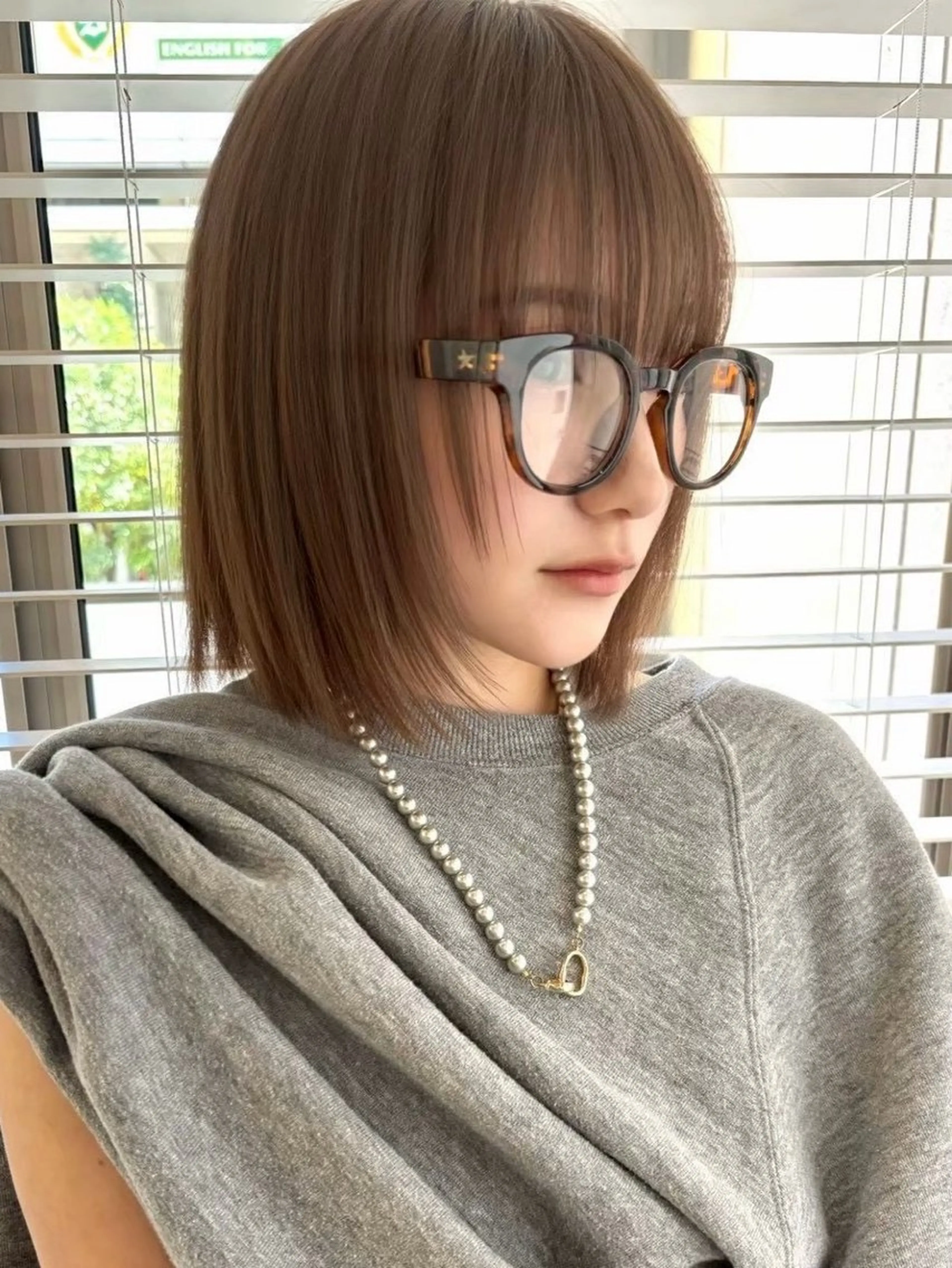 ショート 切りっぱなしボブ ボブ 顔周りカット ハッシュカット ハイレイヤー カット 縮毛矯正 ボブ/縮毛矯正/美髪 髪質改善/大和田拓夢のヘアスタイル