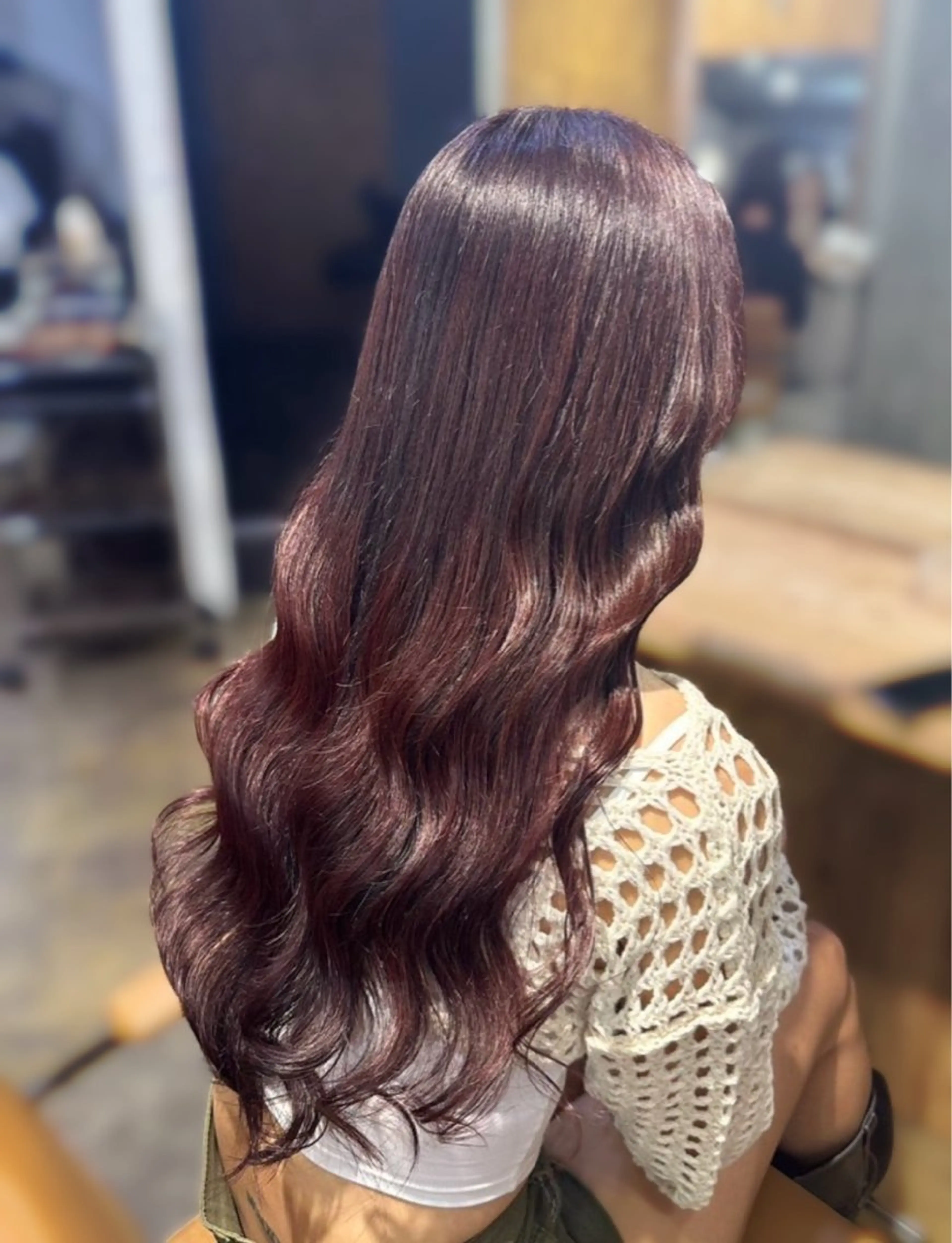 ロング カット ヘアカラー トリートメント オオニシ オト☁️のヘアスタイル