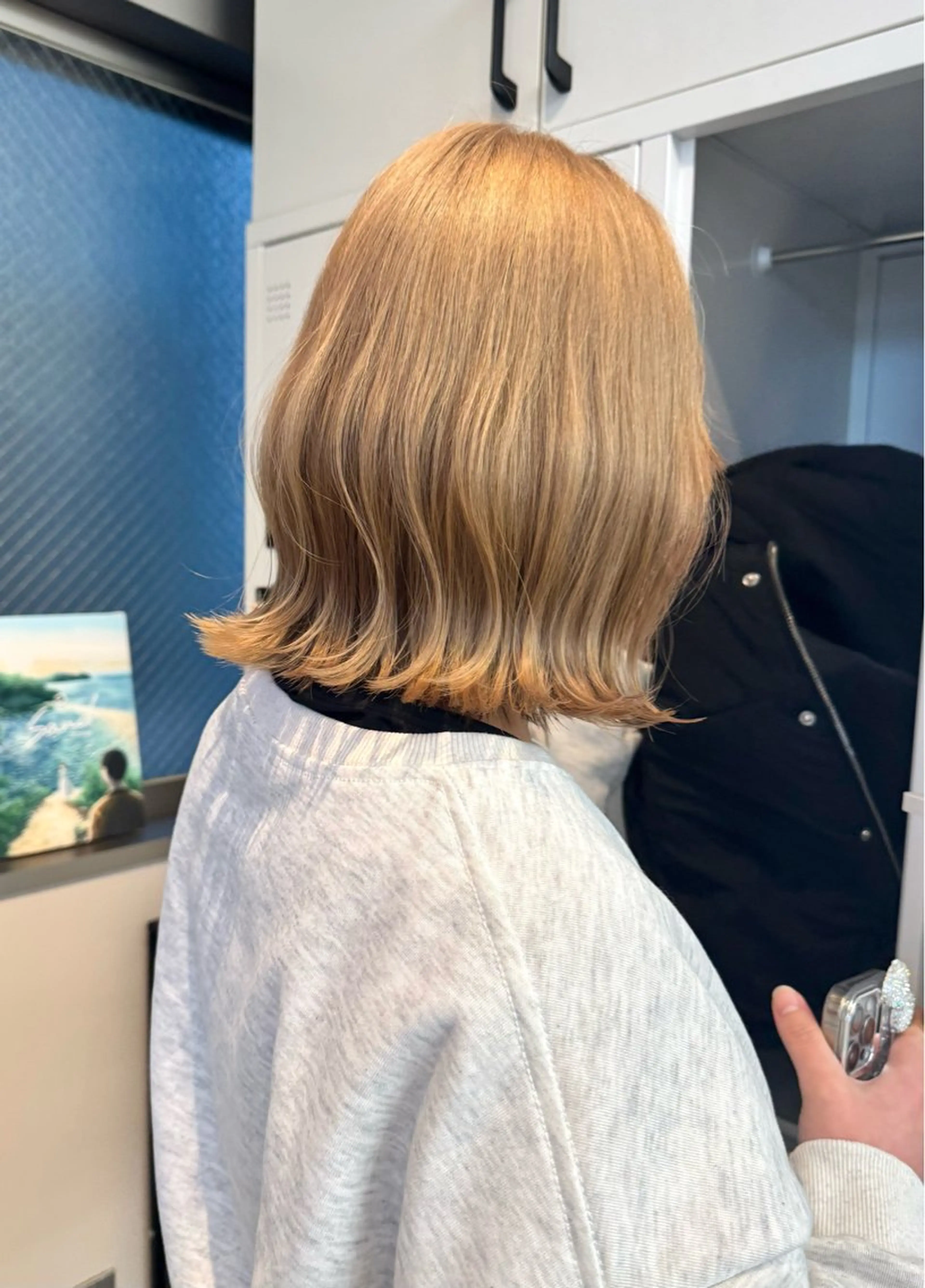 ミディアム カラー ボブ美容師💛 AYUMIのヘアスタイル