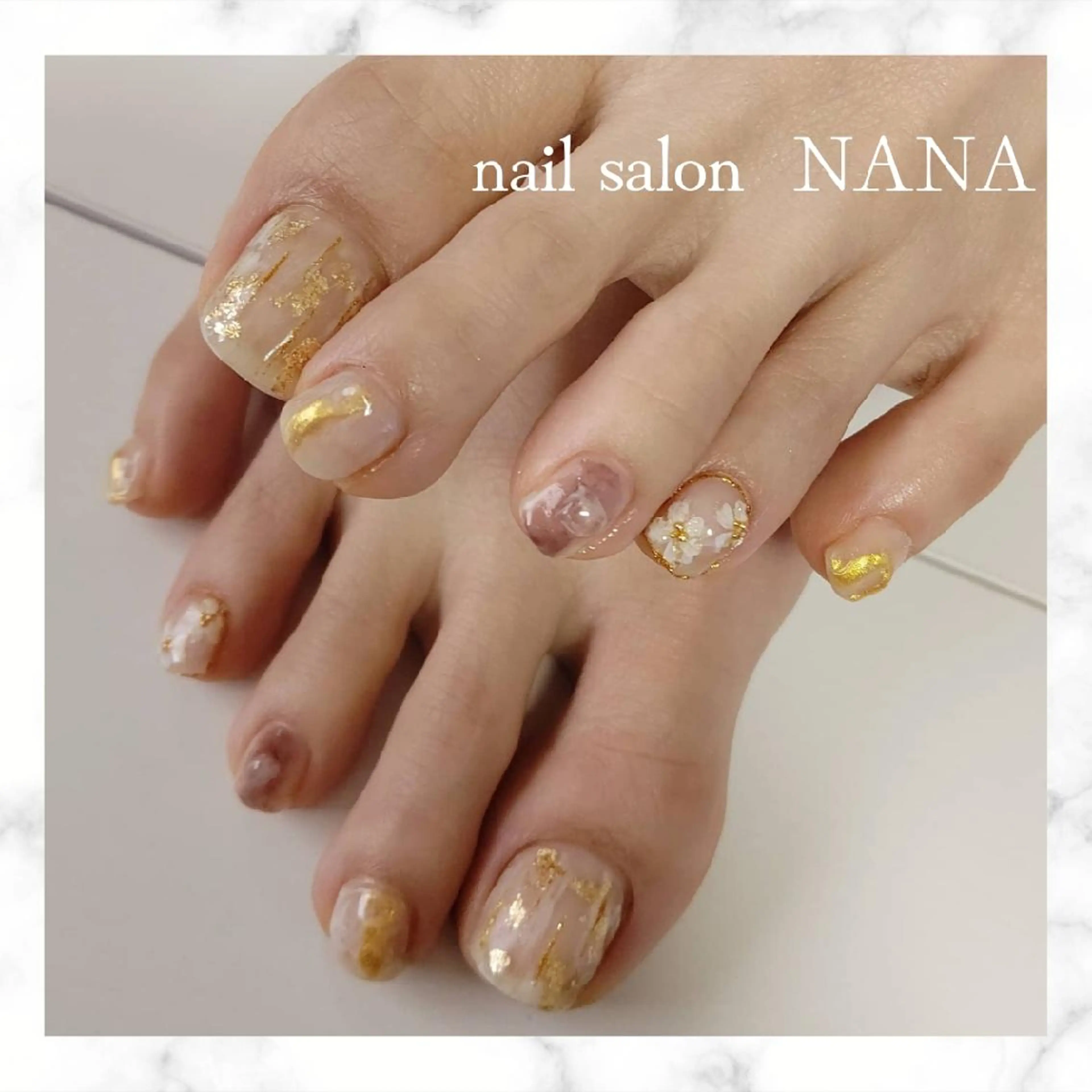 ネイル ニュアンスネイル nail salon  nanaのネイルデザイン