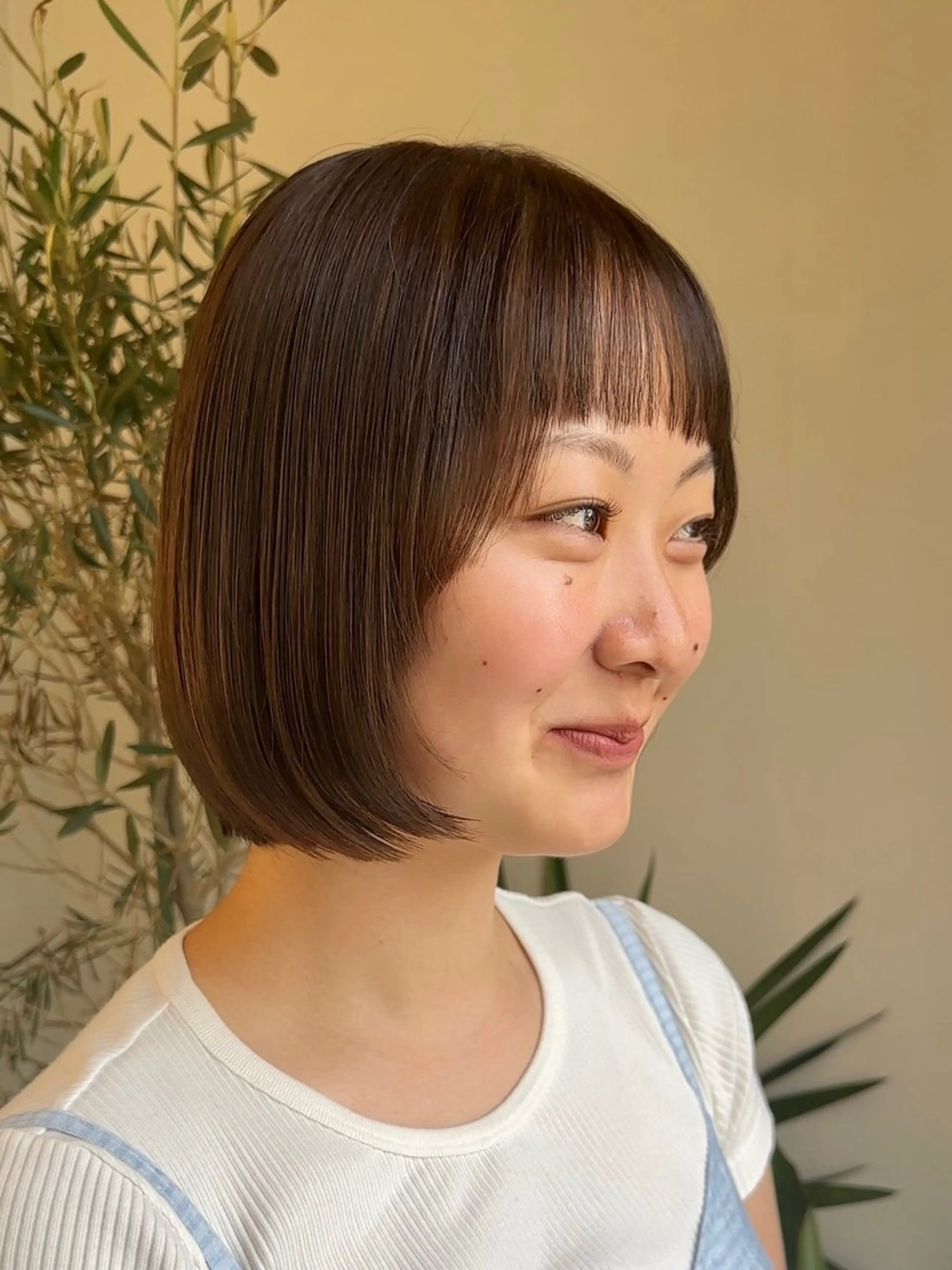 ミディアム カット ヘアカラー トリートメント 髪質改善/レイヤー 🎀Ayaneのヘアスタイル