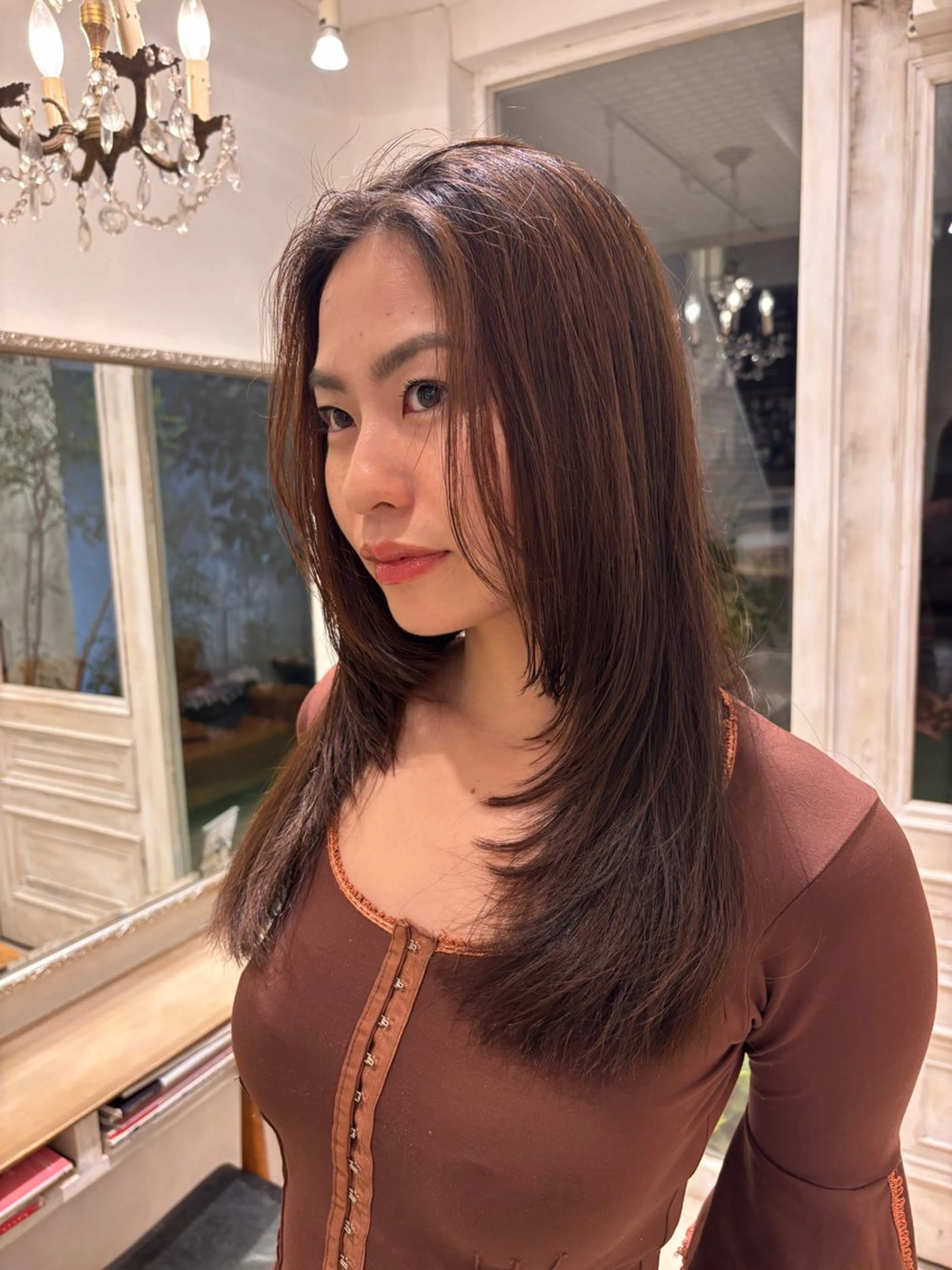 ワンカラー&【お持ち帰り付】MILBONシステムトリートメント🌱の写真