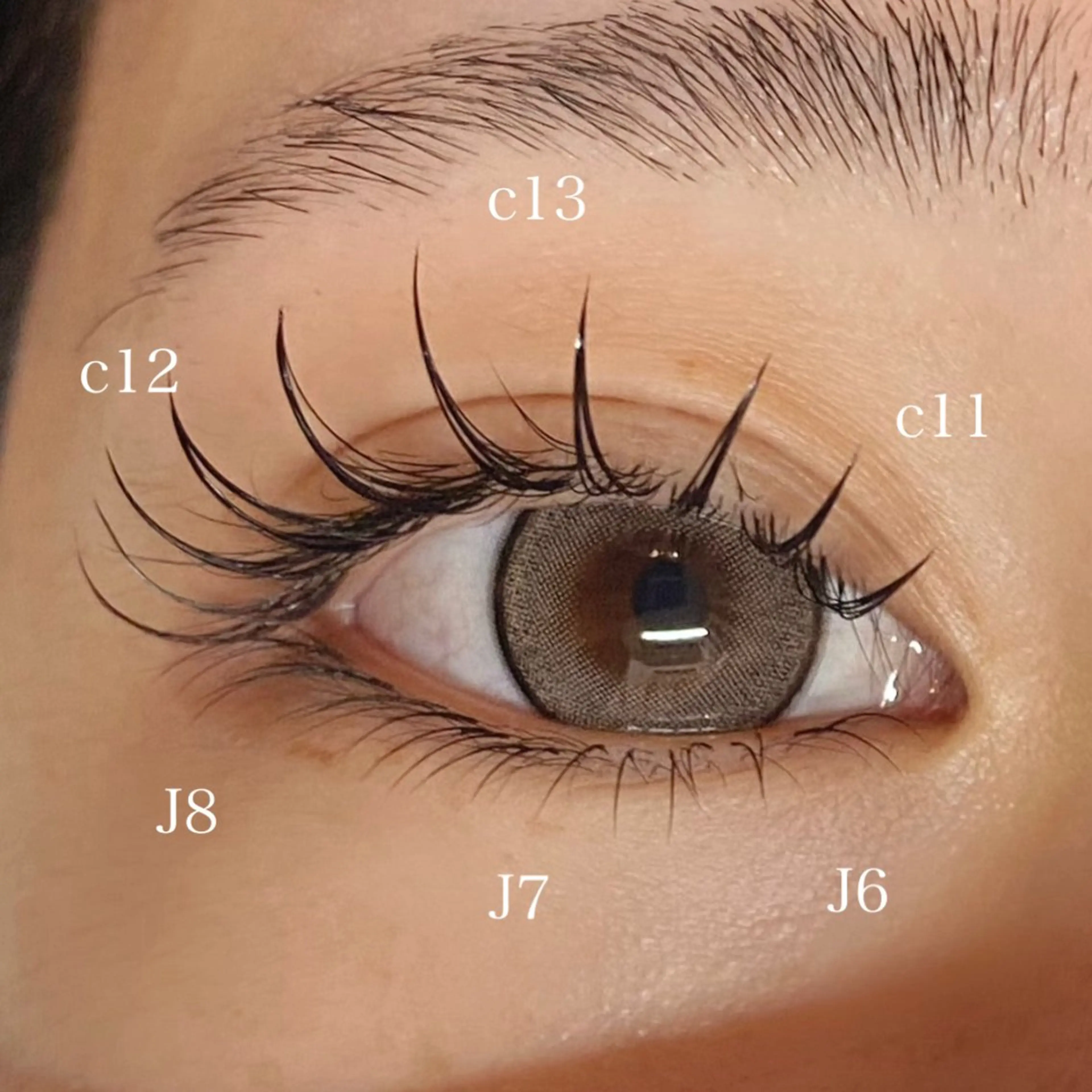 マツエク・マツパ キュート セクシー 下まつげエクステ マツエク 🍒LOARK🍒 eyelash.大野のマツエク・マツパデザイン