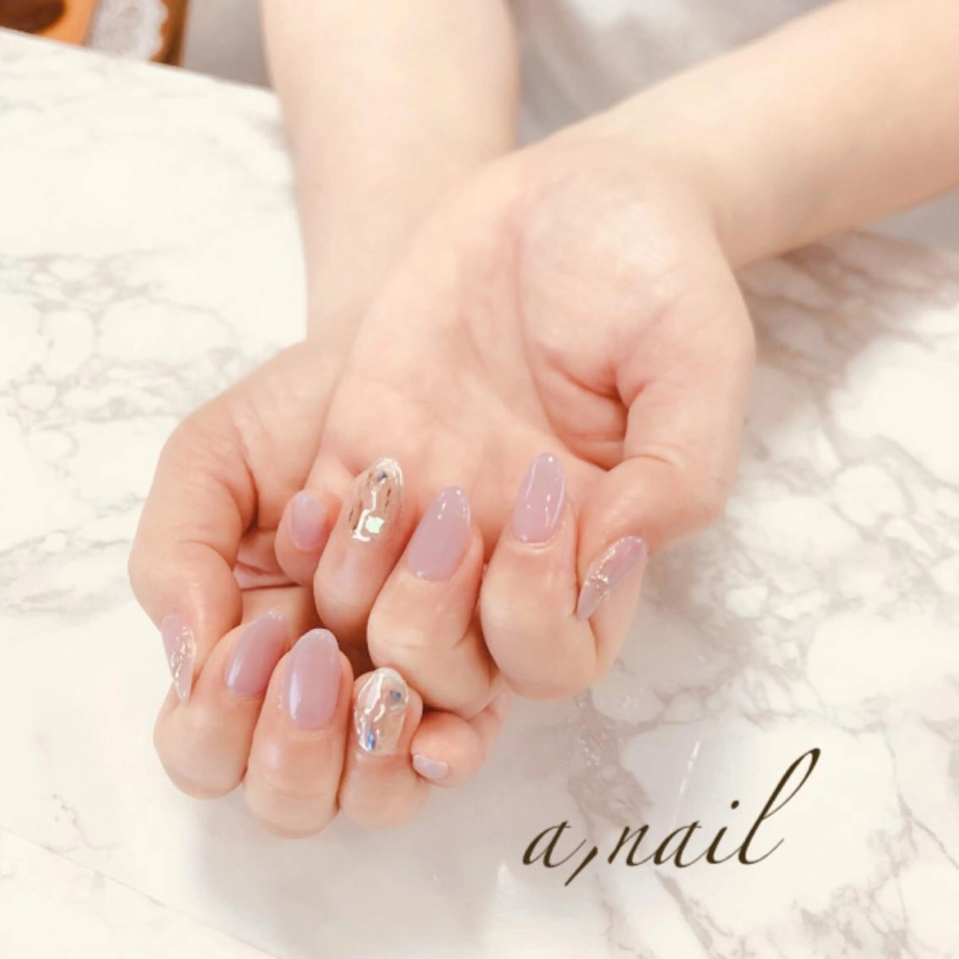 ネイル フットネイル ジェルネイル グラデーション ミラーネイル ワンカラーネイル ハンドネイル ネイルサロン エーネイルのネイルデザイン