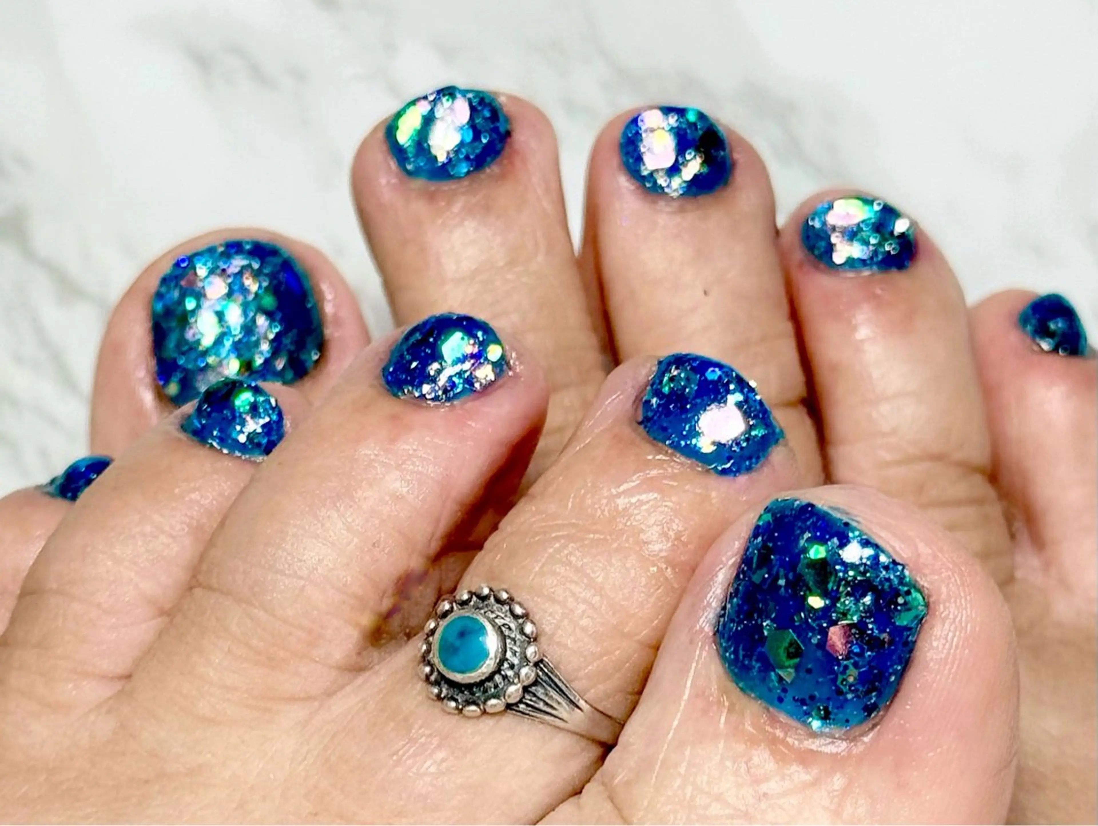 ネイル アートネイル フットネイル フレンチネイル 氷ネイル・うるうるネイル キラキラネイル M.N_ nailのネイルデザイン