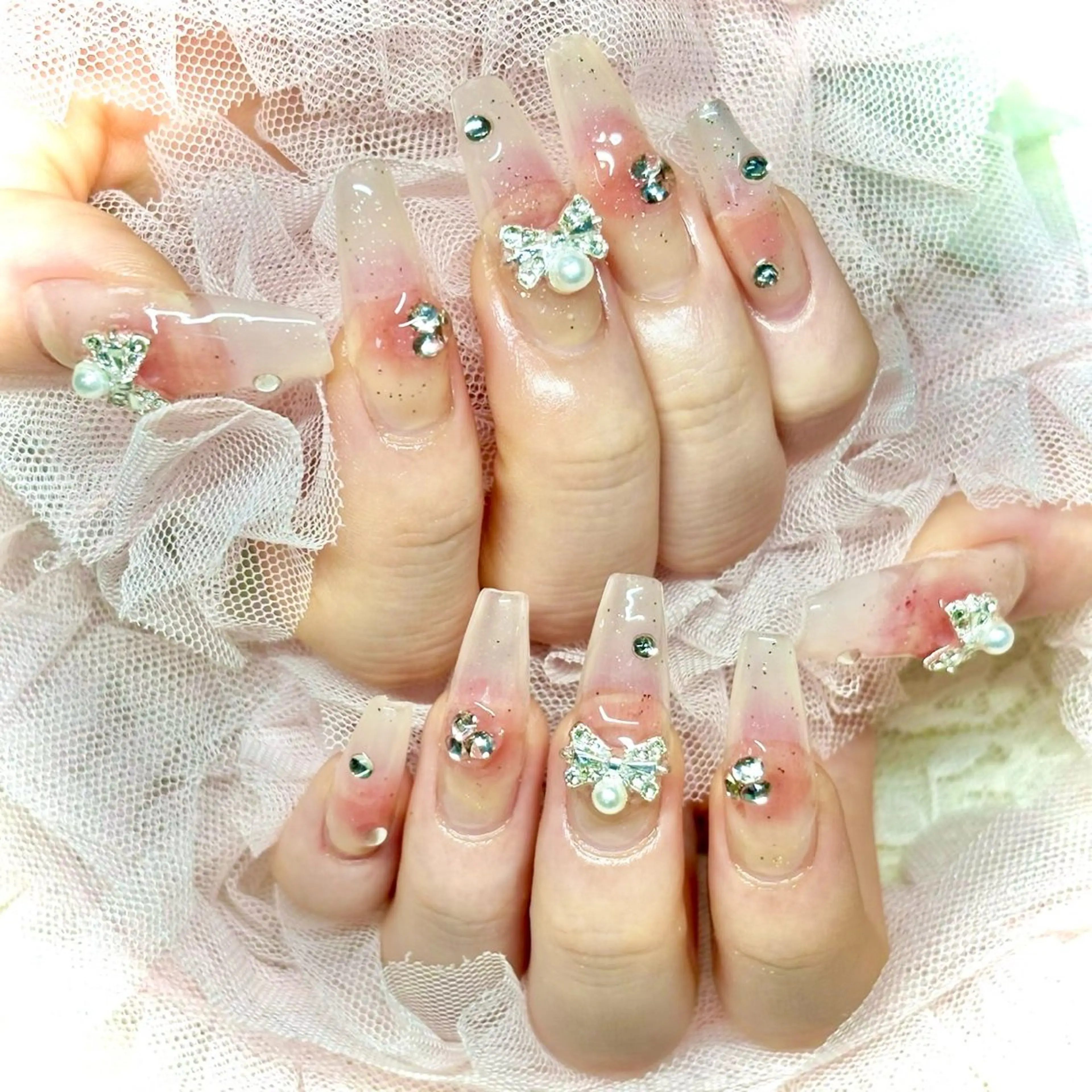 ネイル チークネイル 韓国ネイル スカルプネイル miminon 自宅ネイルサロンのネイルデザイン