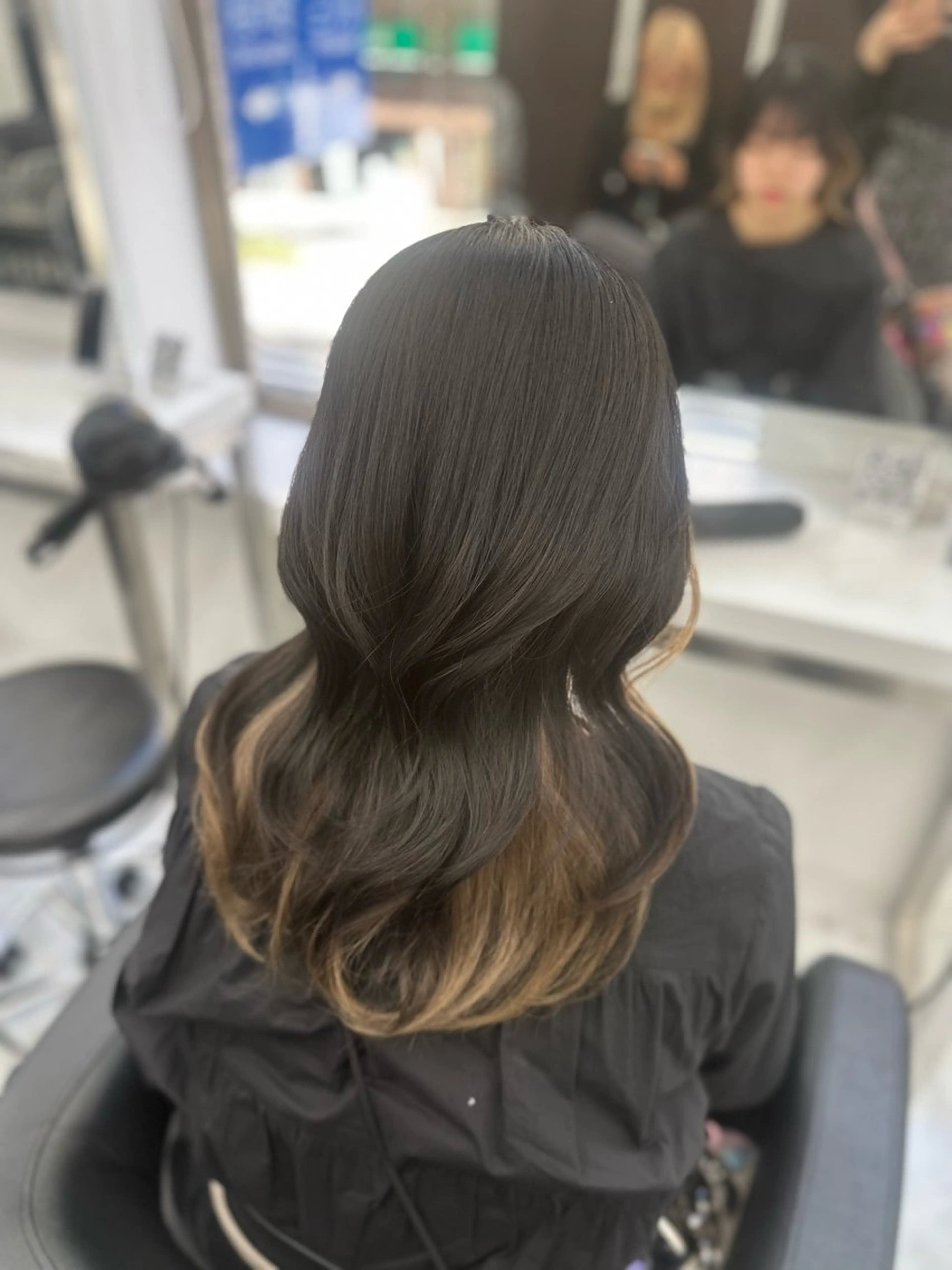 ロング カラー パーマ ヘアアレンジ メンズ キッズ ♥️韓国ヘア レイヤー♥️ゆりのヘアスタイル