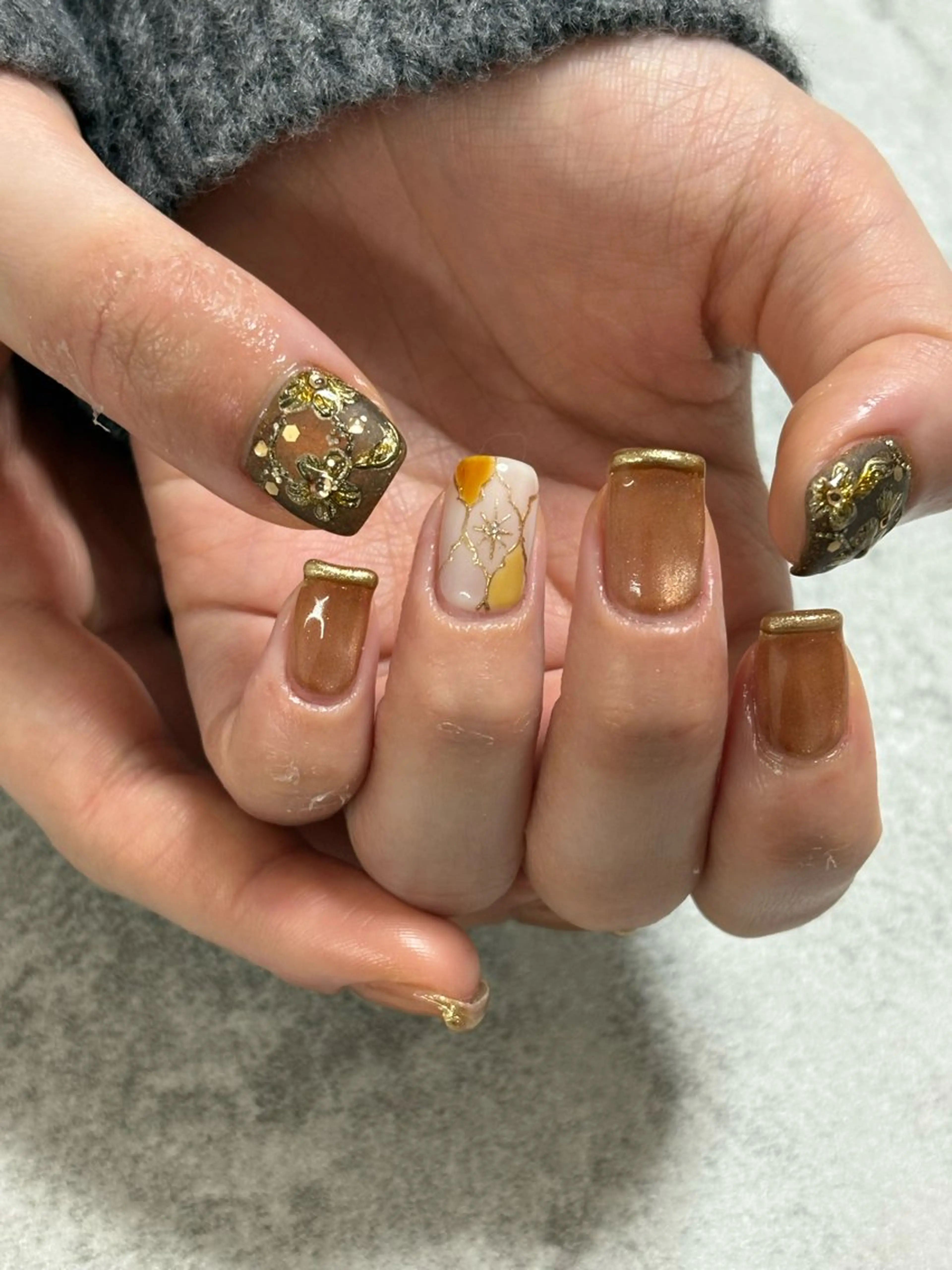 ネイル ハンドネイル FIORITURA Maikoのネイルデザイン