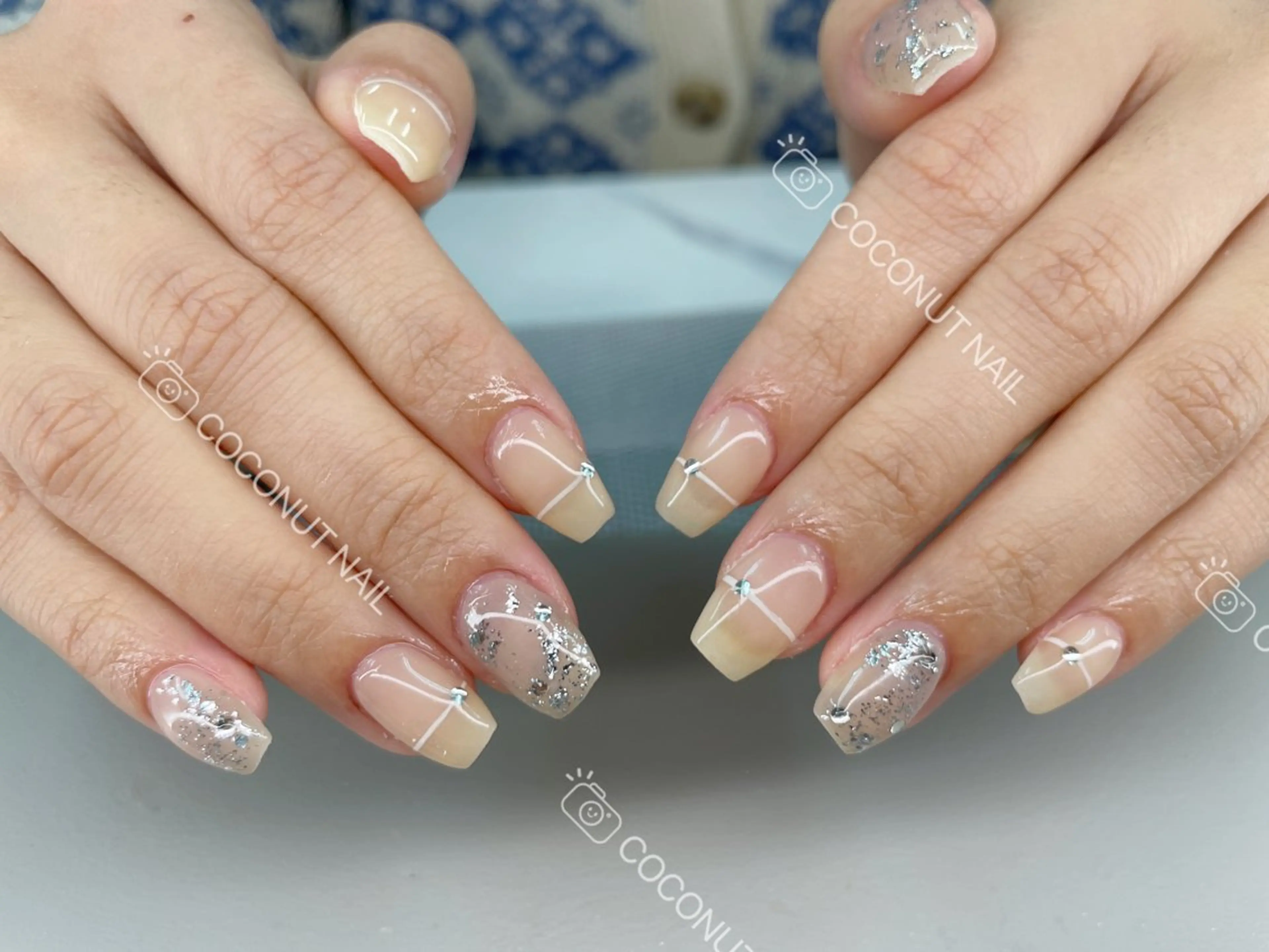 ネイル ハンドネイル 神田 ココナッツのネイルデザイン