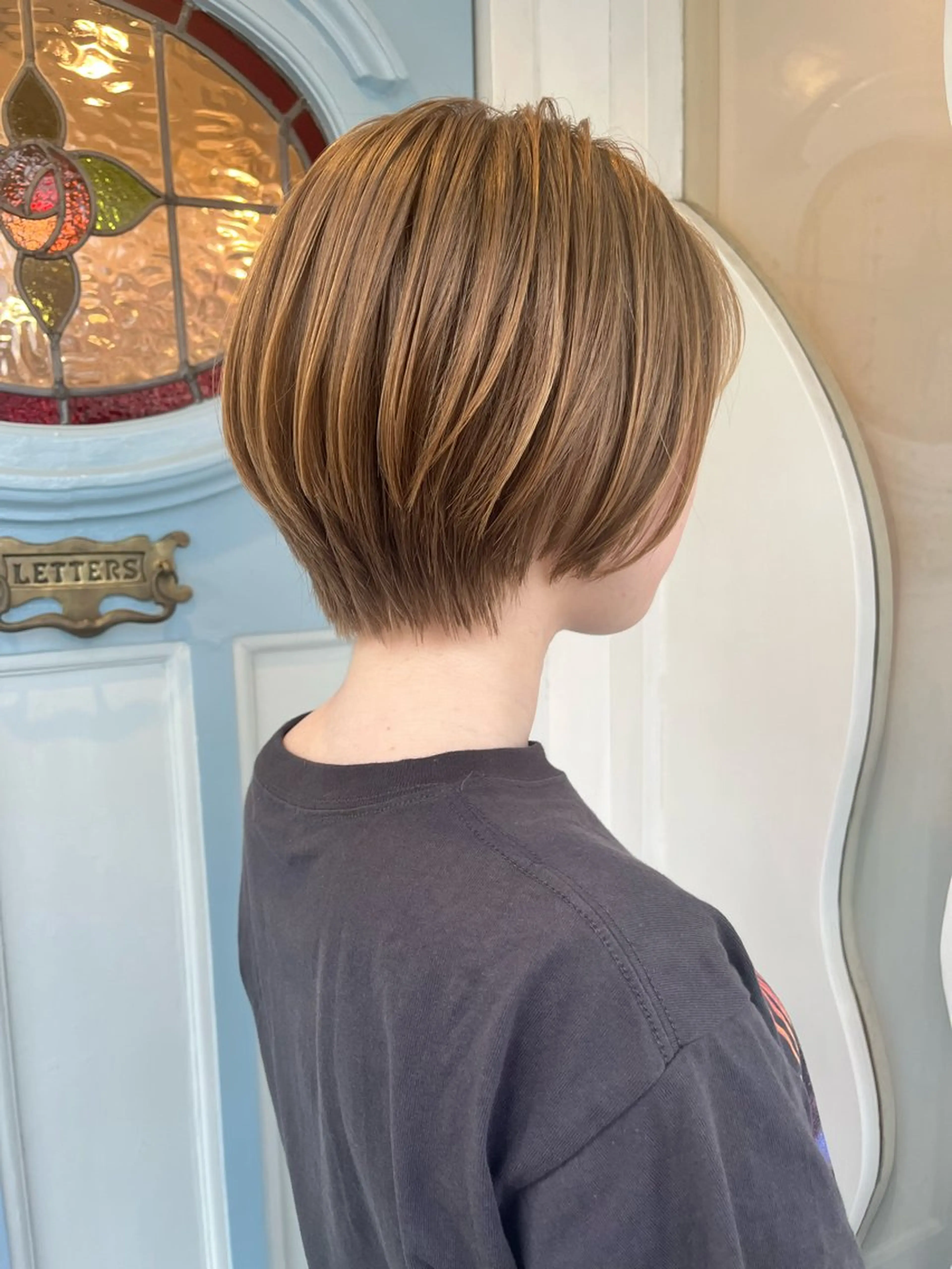 ショート カラー ボブ/透明感カラー /大宮/たぐち🥣のヘアスタイル