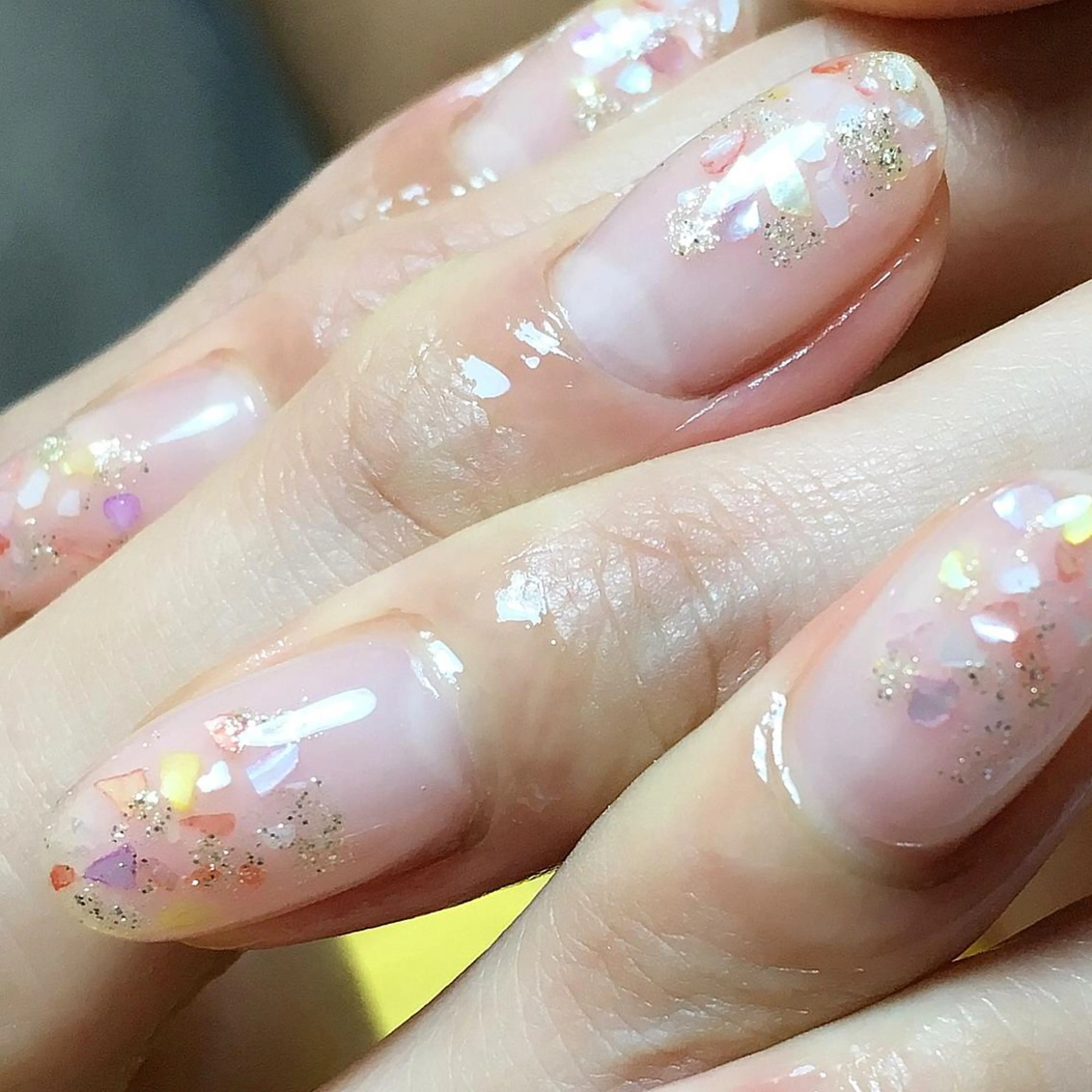 ネイル クリアネイル Nail salon viewt55☺︎のネイルデザイン