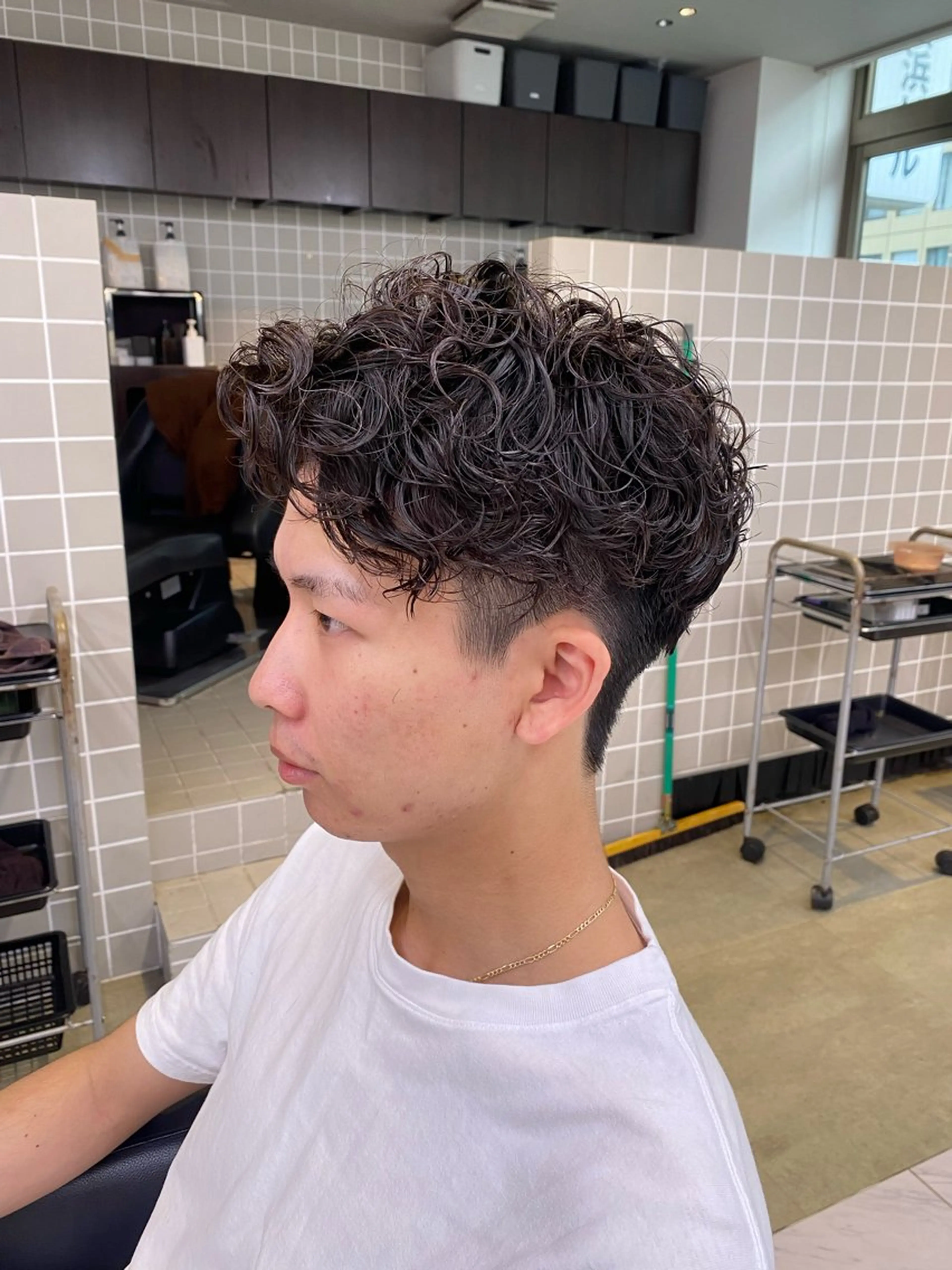 パーマ メンズ カット パーマ トリートメント 🔷似合わせのプロ KUMA🔷のヘアスタイル