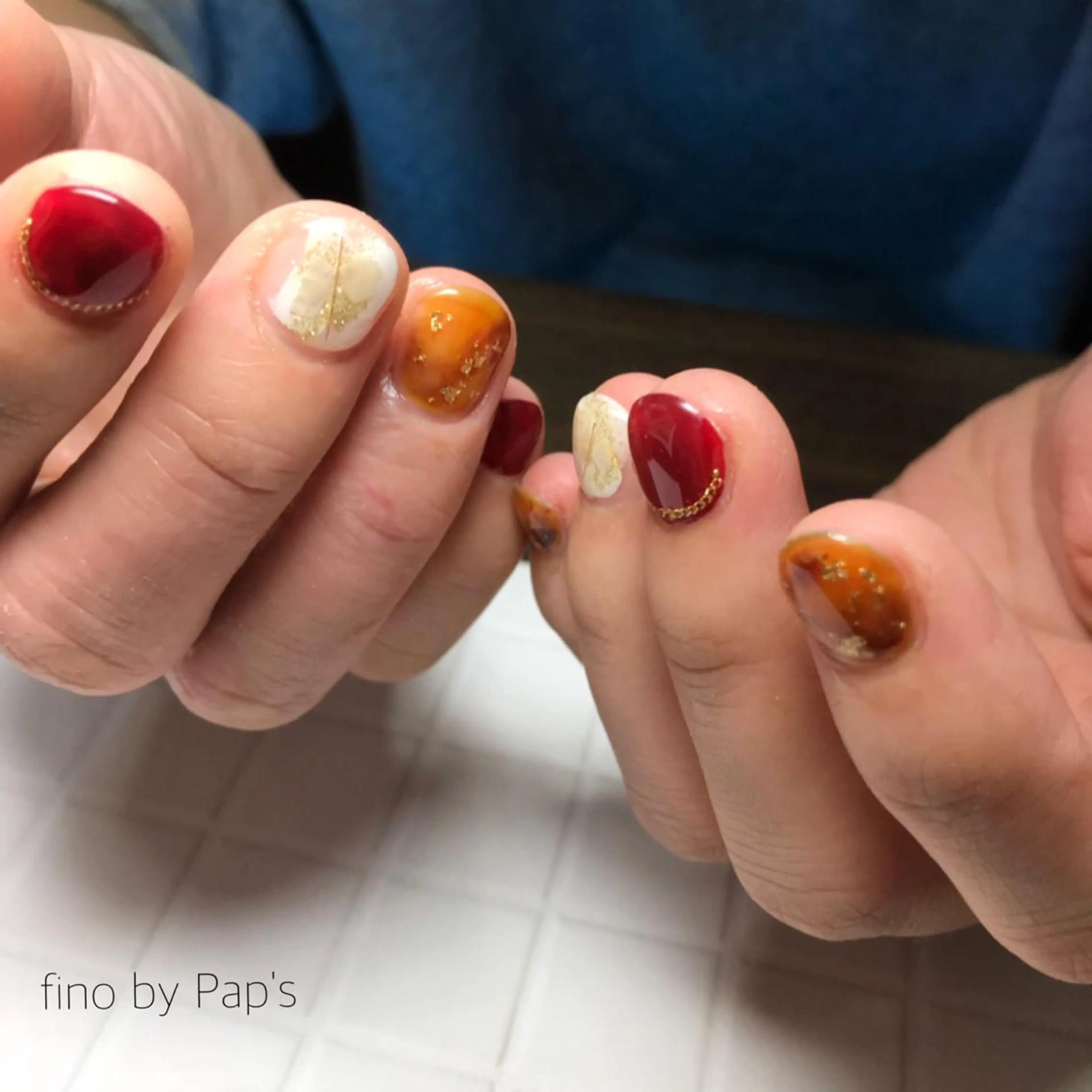 ネイル fino by Pap's所属・西畠 真由美のネイルデザイン