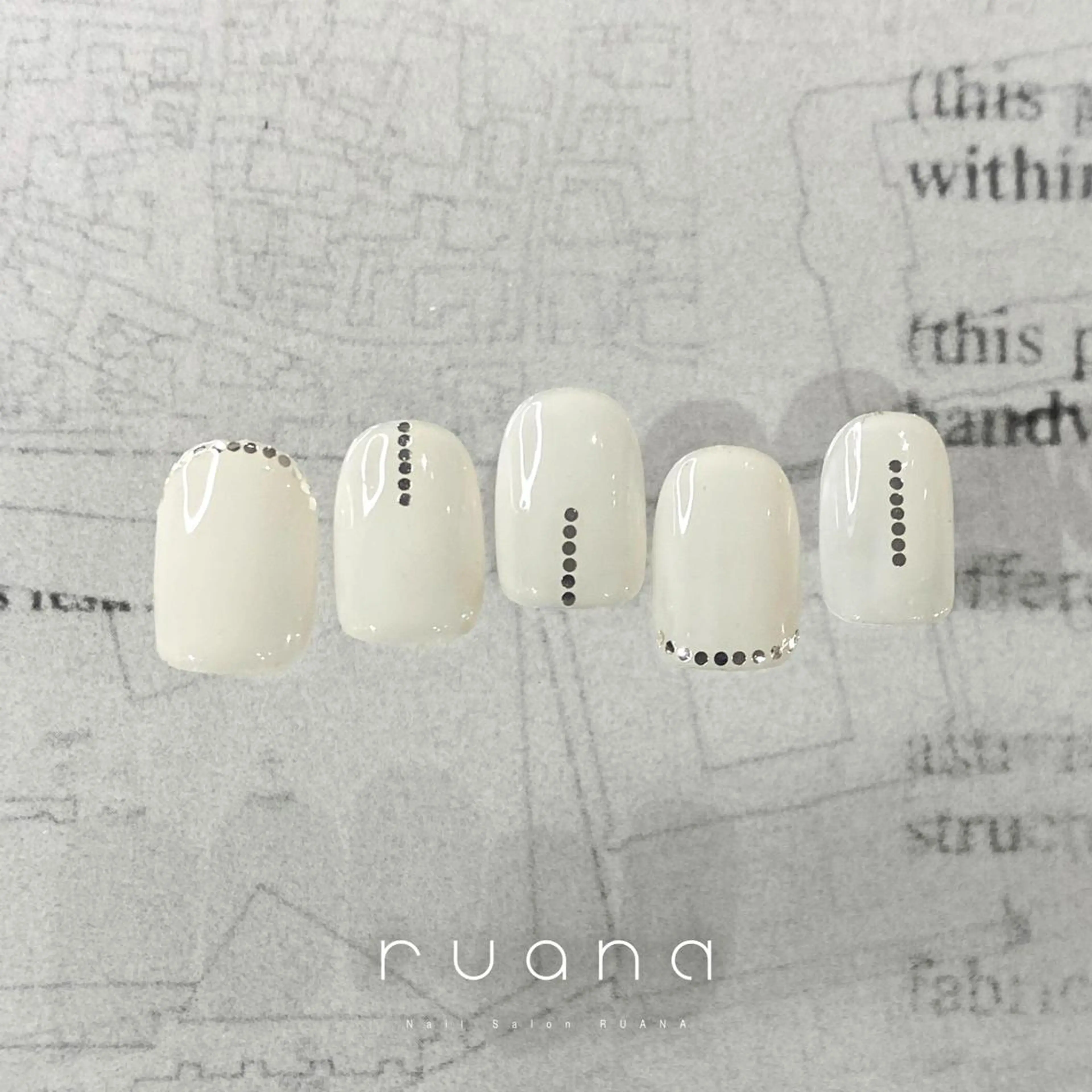 ネイル ハンドネイル 中西 心純愛のネイルデザイン