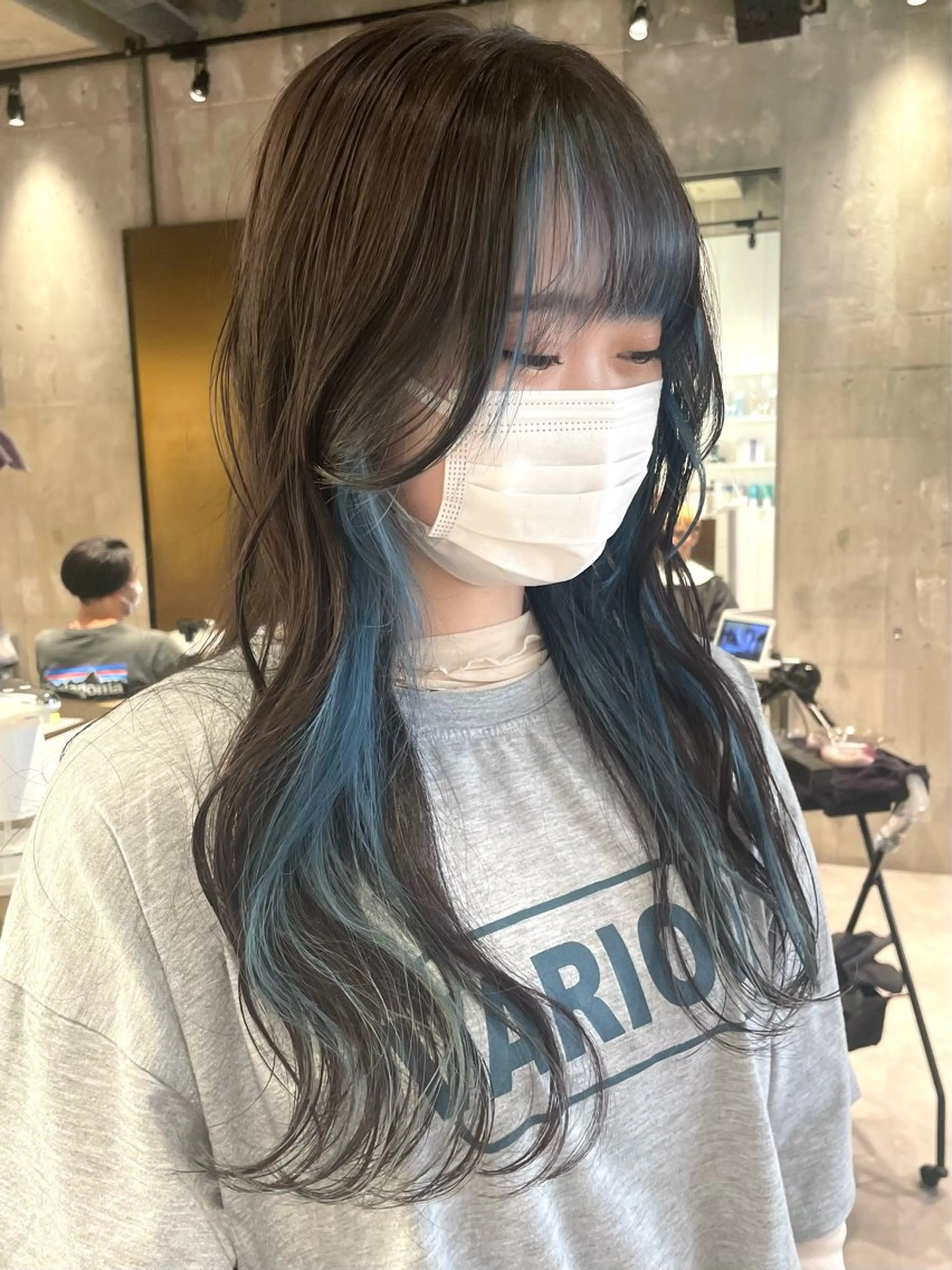 ロング カラー ヘアカラー AIKA🤍 カットモデル募集🫧のヘアスタイル