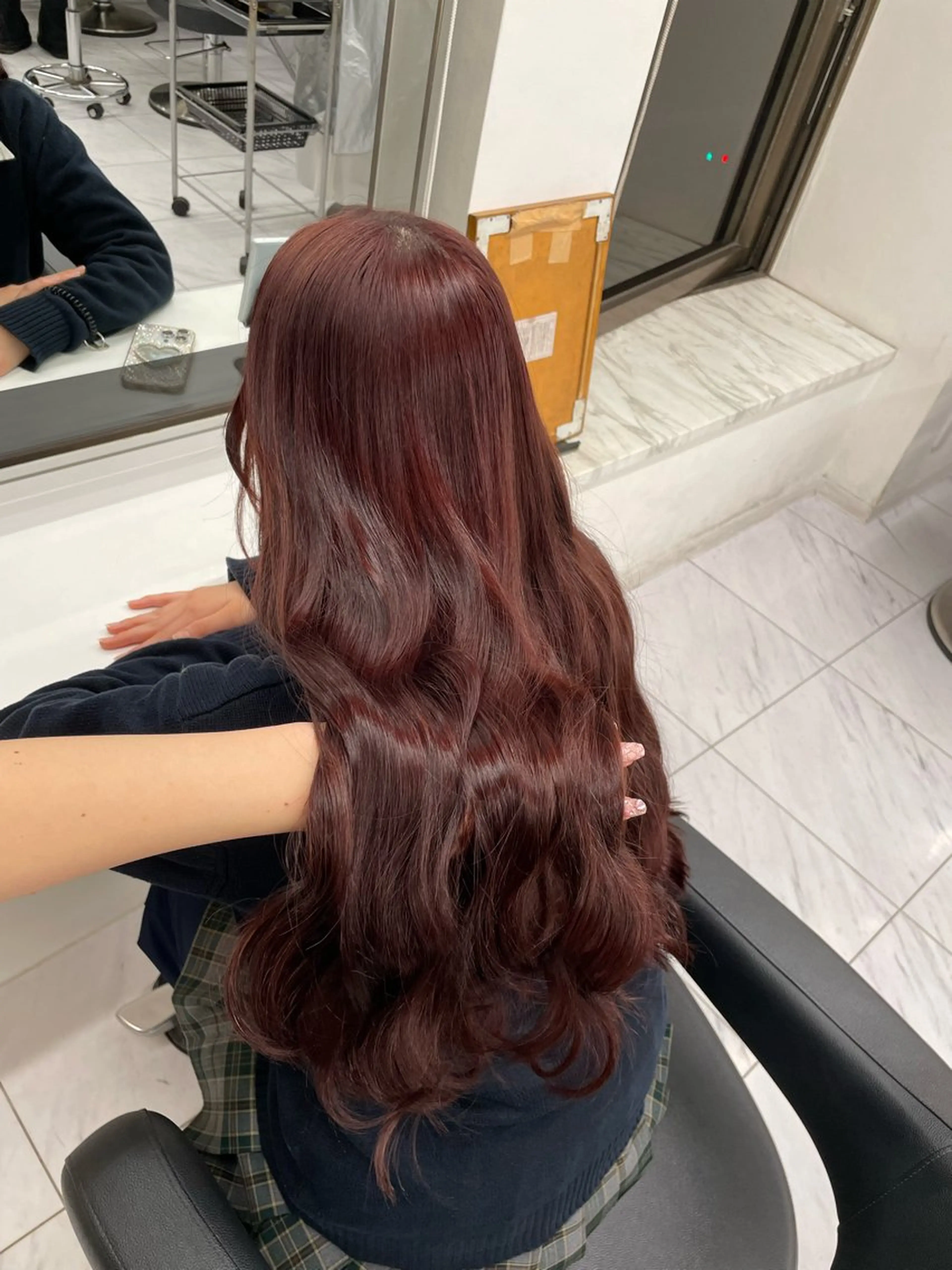 ロング カラー ヘアアレンジ ヘアカラー トリートメント ヘッドスパ 💗横浜美容室 💗HARUNAのヘアスタイル