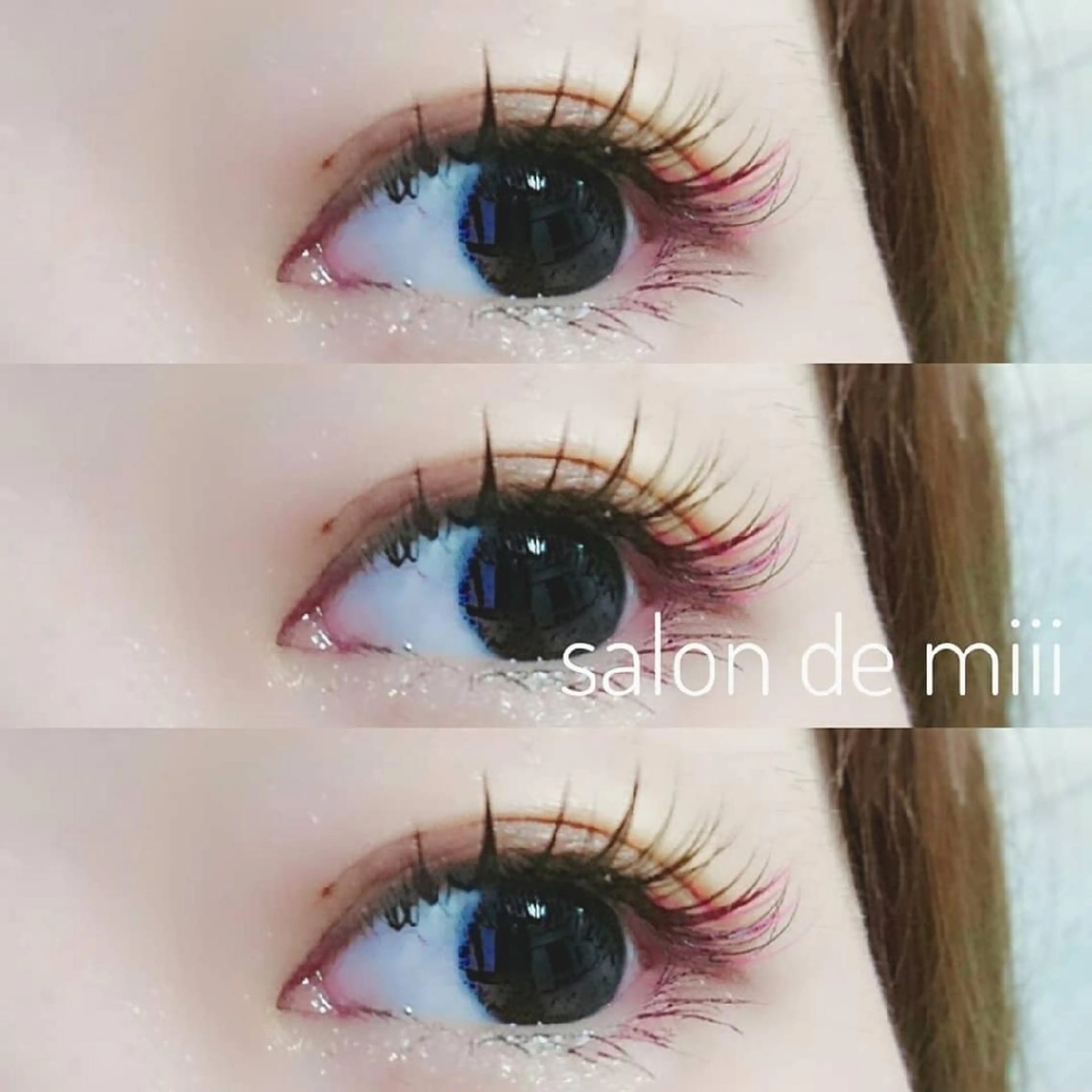 マツエク・マツパ カラーマツエク salon de  miiiのマツエク・マツパデザイン