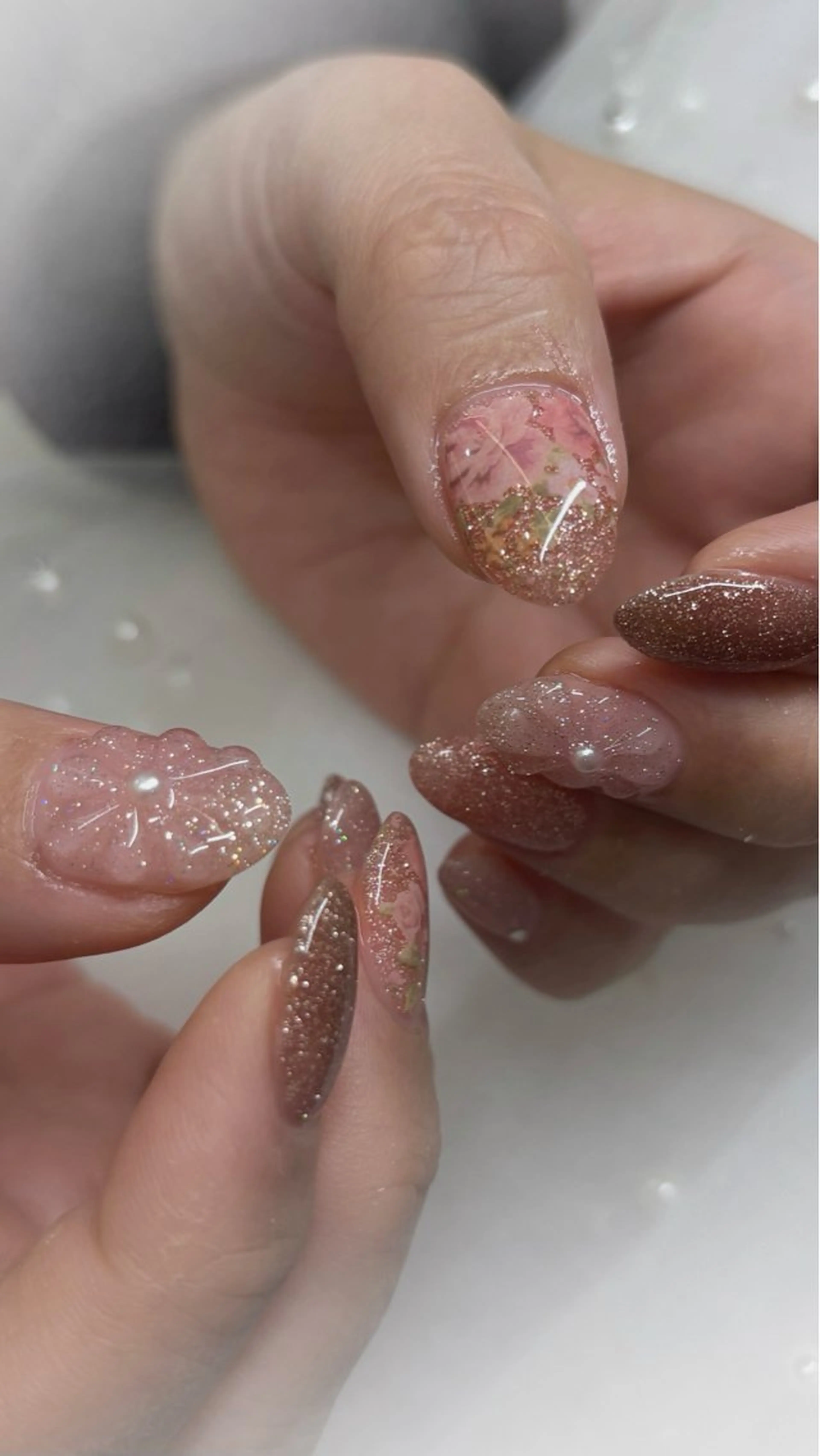 💅🏻 ʜᴀɴᴅ : デザインAコース【 自店付け替えオフ 】※事前にデザイン画像必須の写真