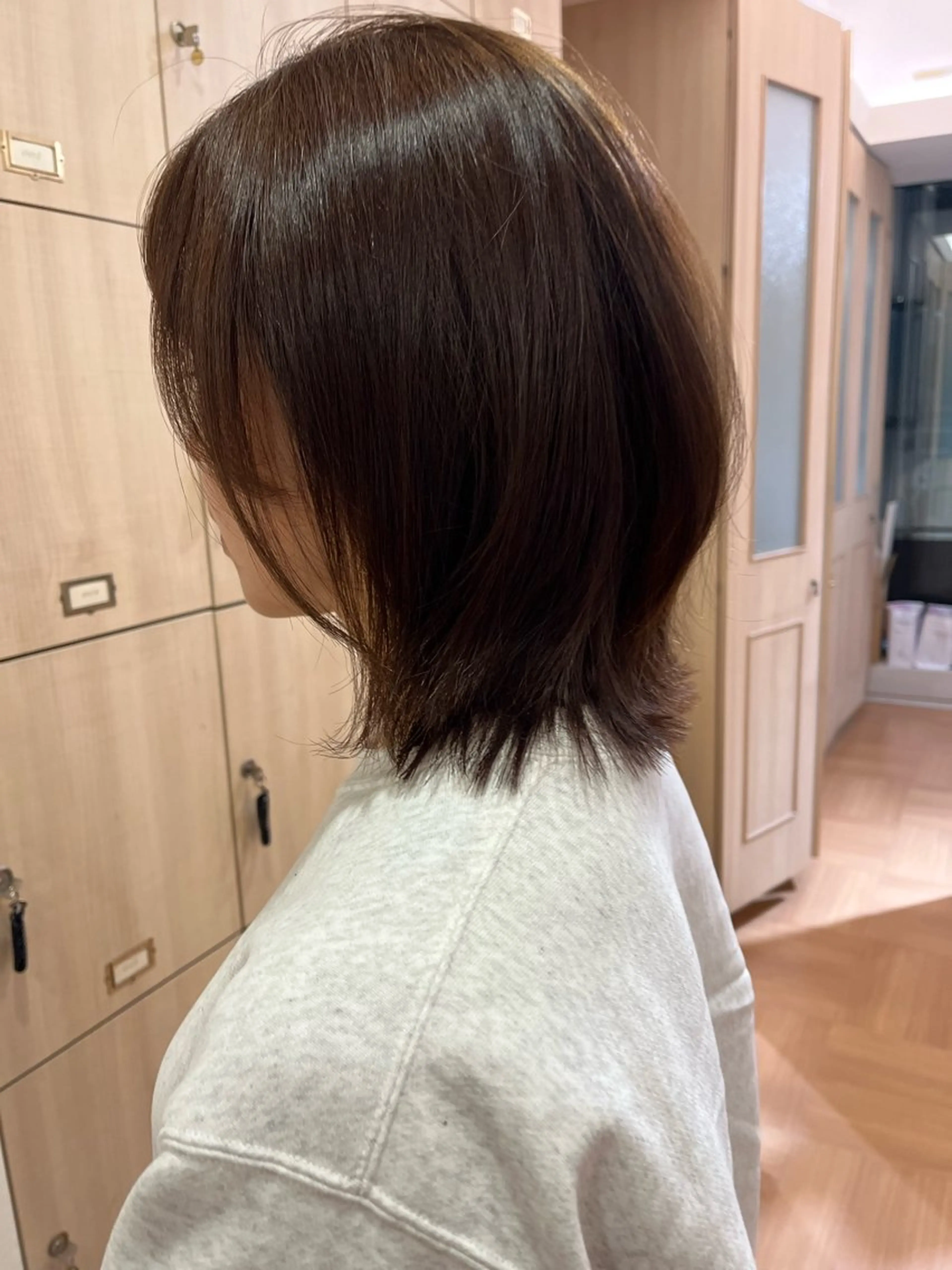 ミディアム カラー Ha naのヘアスタイル