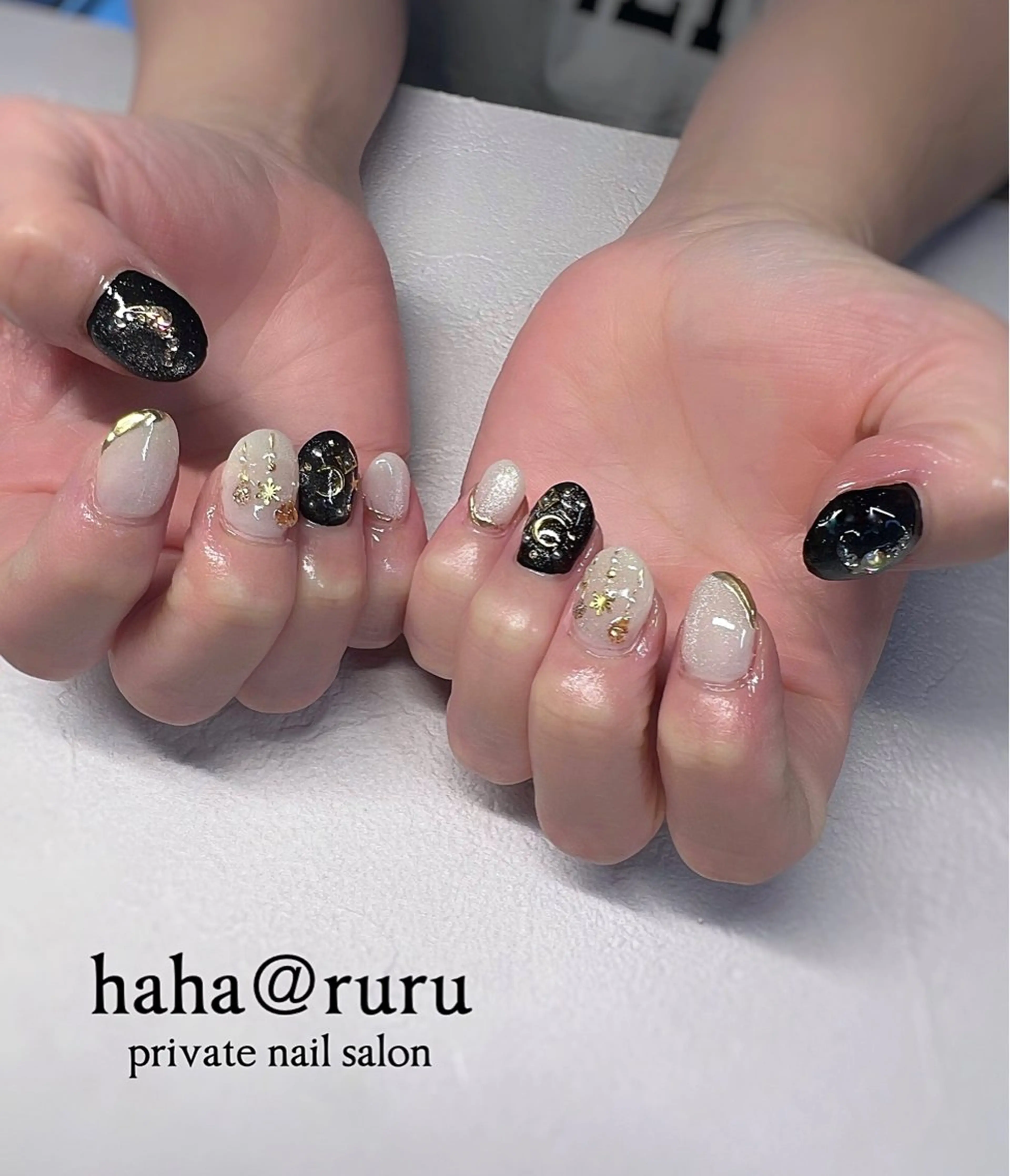 ネイル キラキラネイル 持ち込み haha@ ruruのネイルデザイン