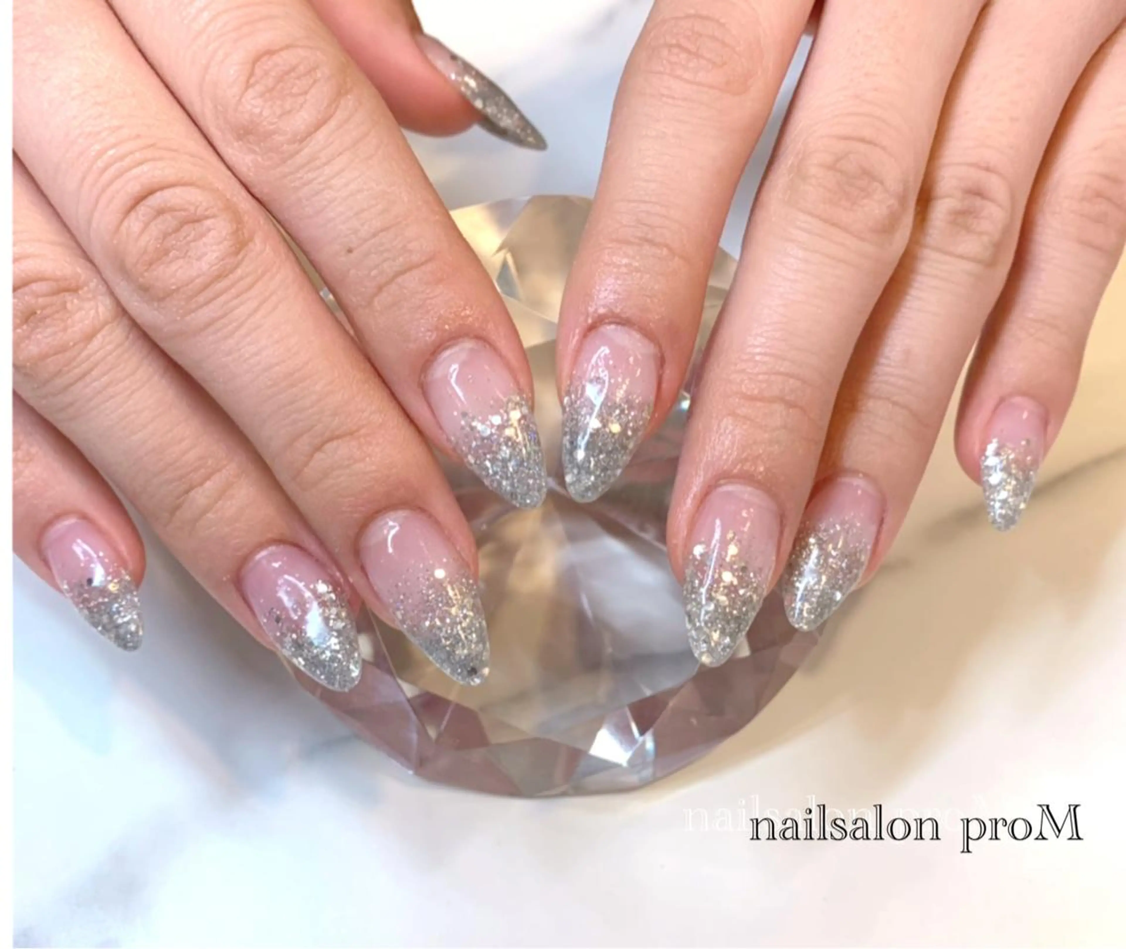 ネイル ラメ(グリッター) *･*MIMnail *･゜ﾟ･*:･*のネイルデザイン