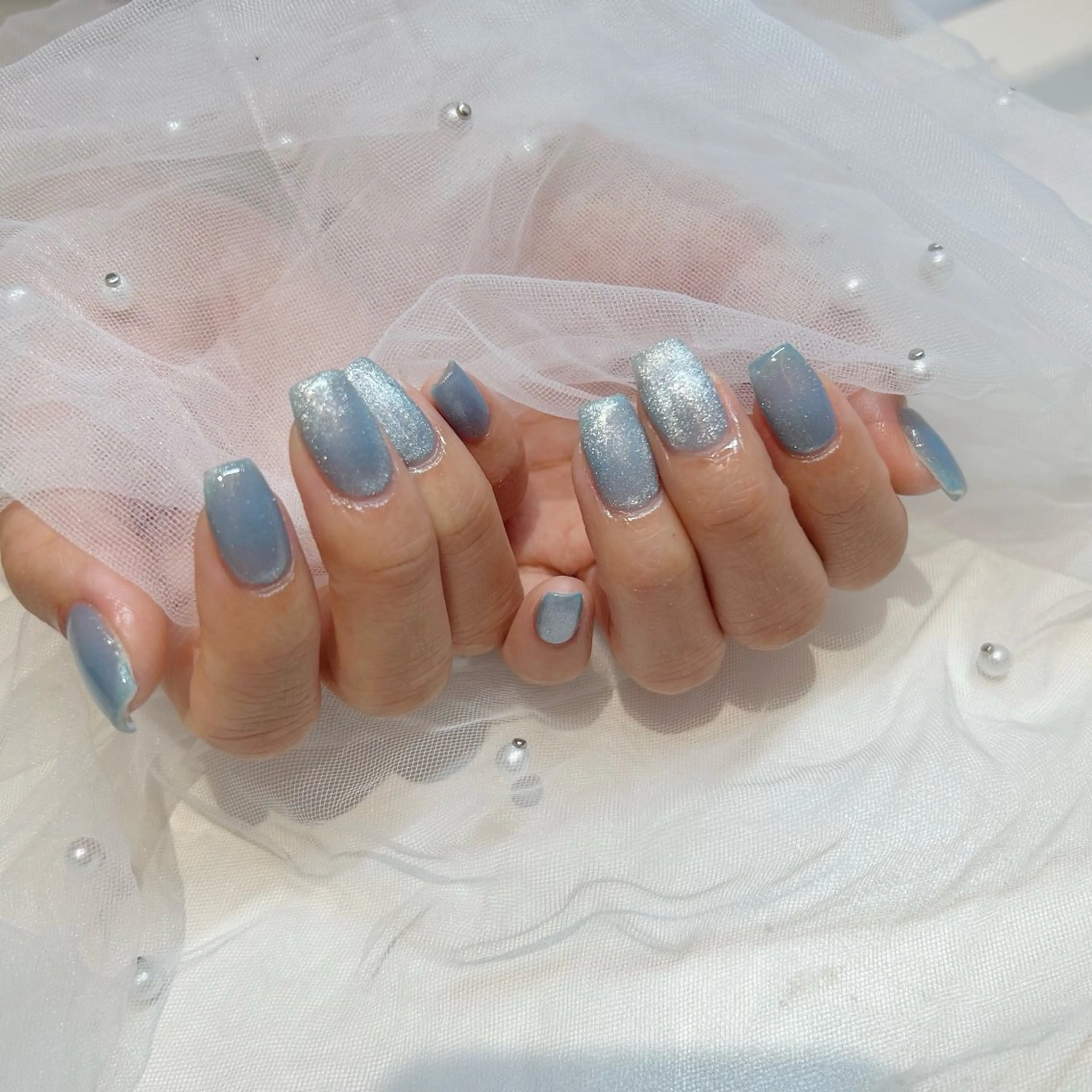 ネイル ハンドネイル マグネット/心斎橋 LoLo.カレラのネイルデザイン