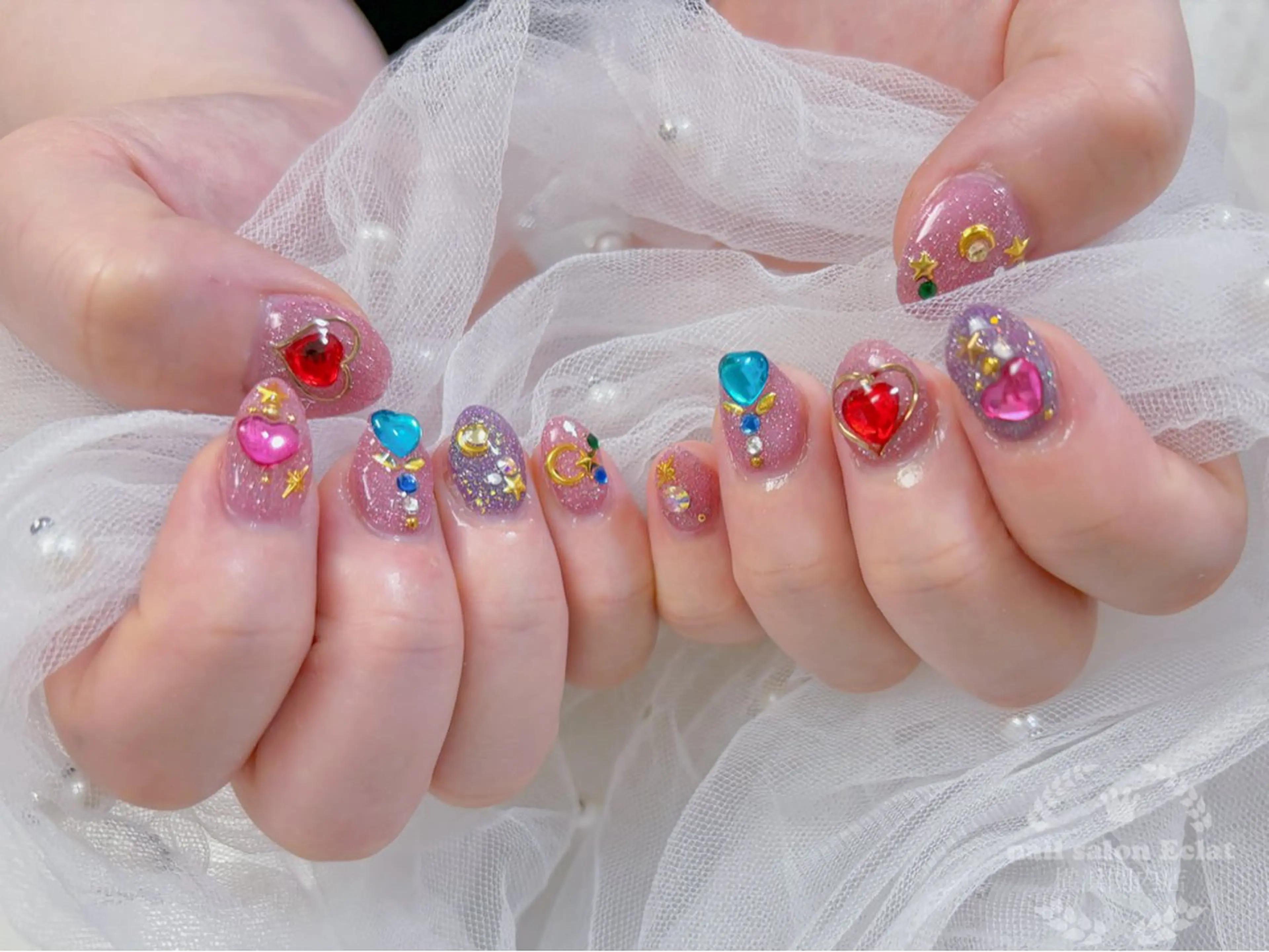 ネイル ハンドネイル ネイルサロンエクラ 🫧Shizukaのネイルデザイン