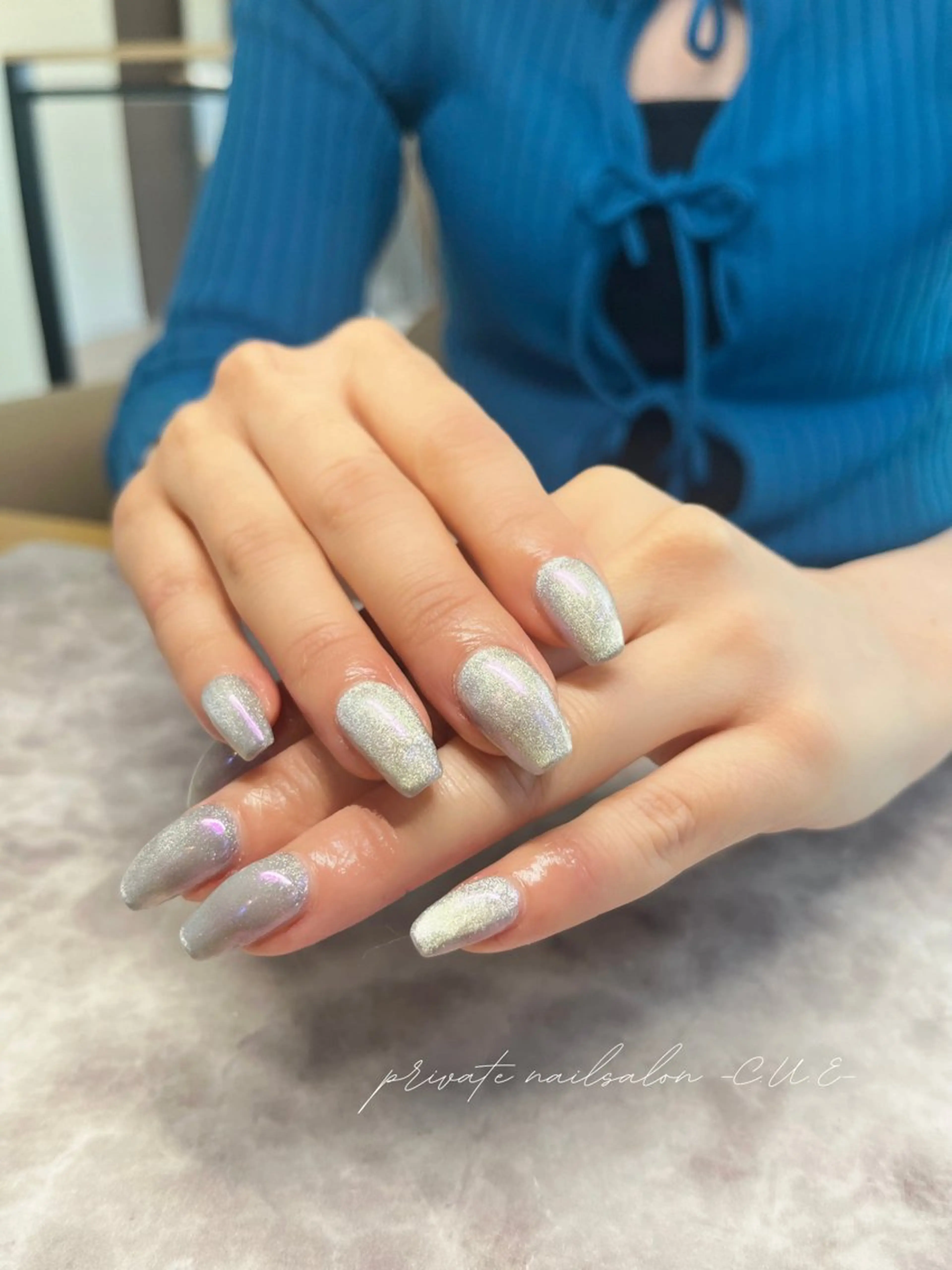 ネイル マグネットネイル ハンドネイル Nailsalon C.U.Eのネイルデザイン