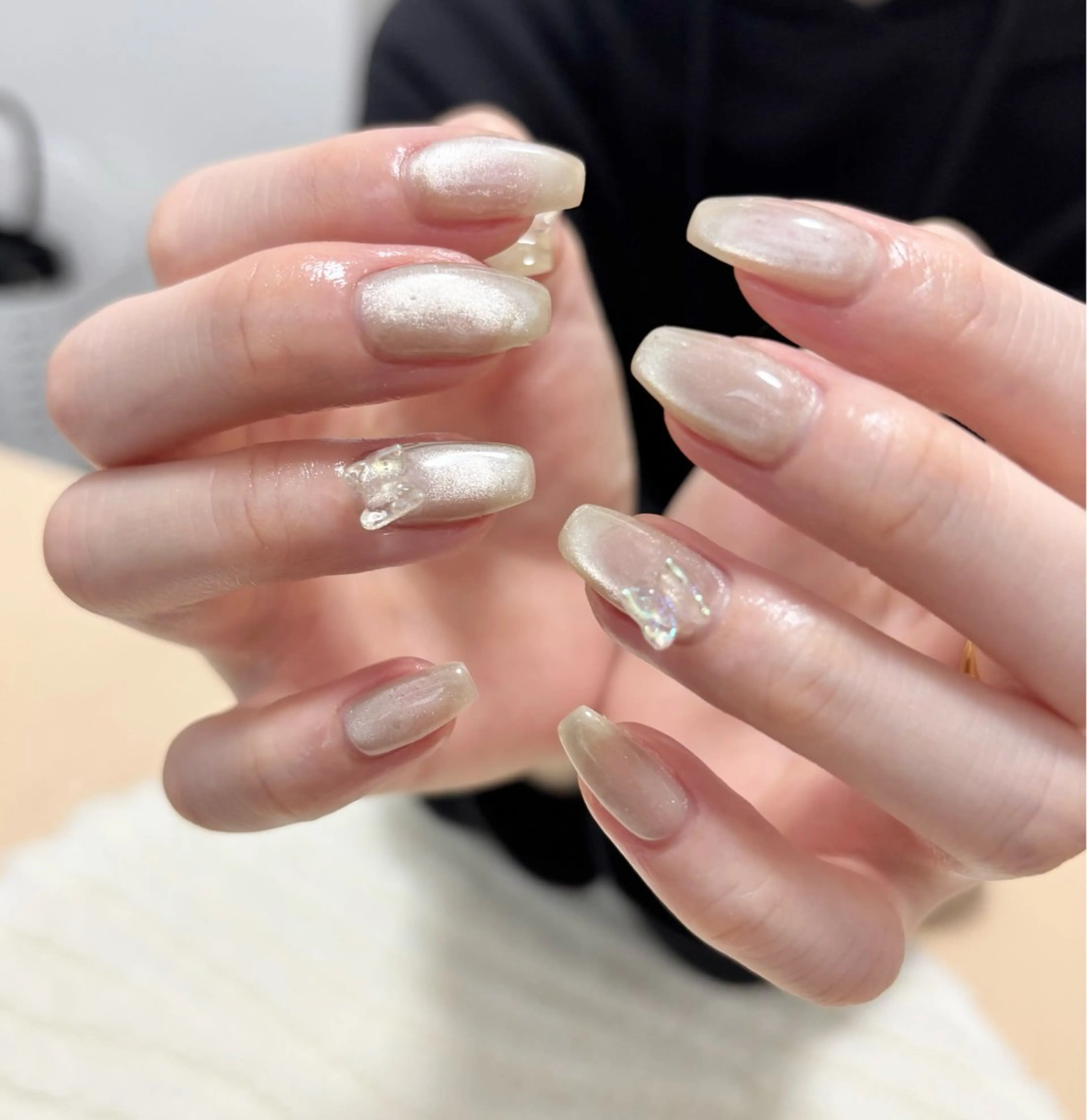 ネイル マグネットネイル ハンドネイル わたなべ さやかのネイルデザイン