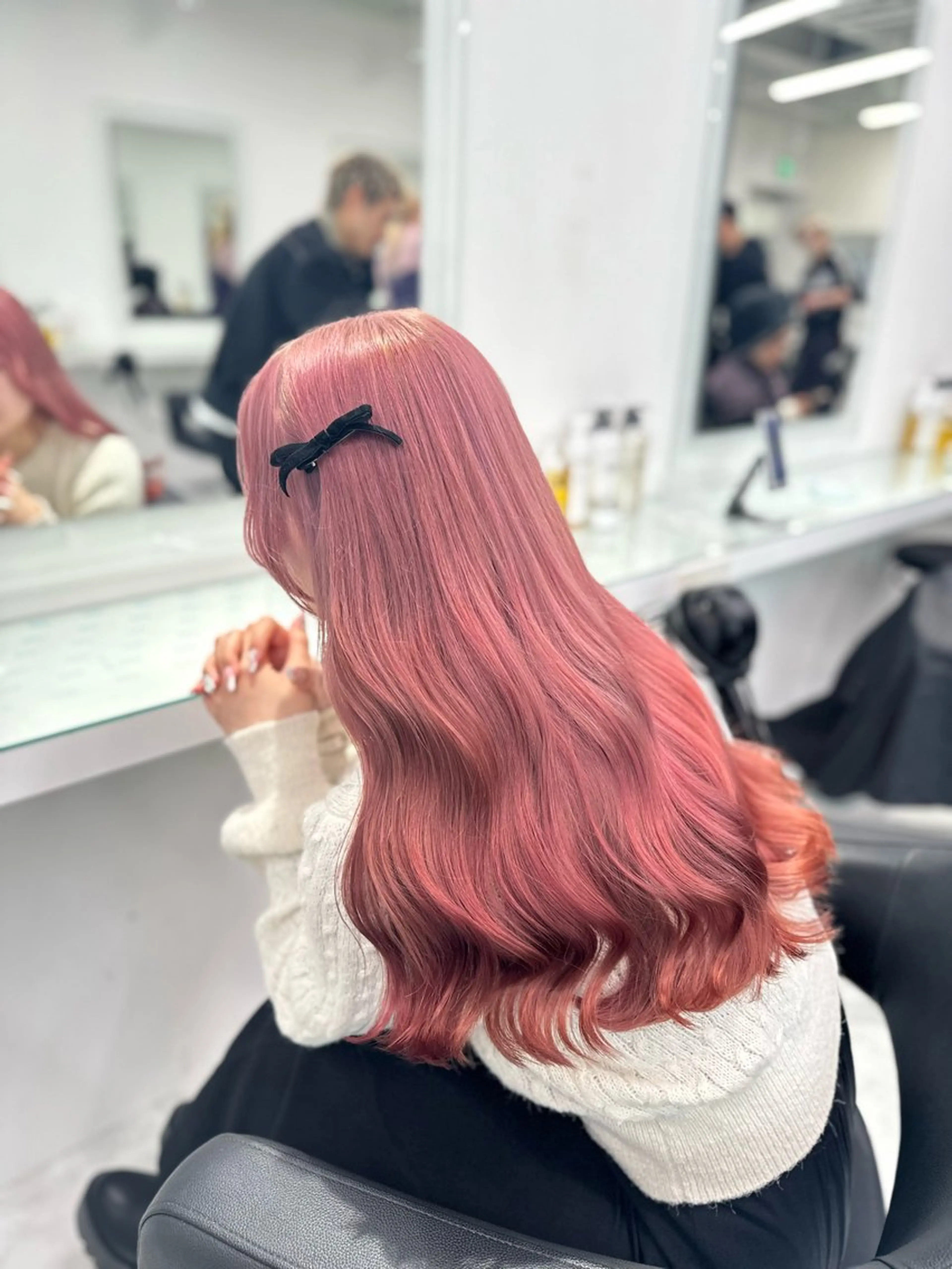 ロング カラー 透明感カラー/ ブリーチ/💓パタオのヘアスタイル