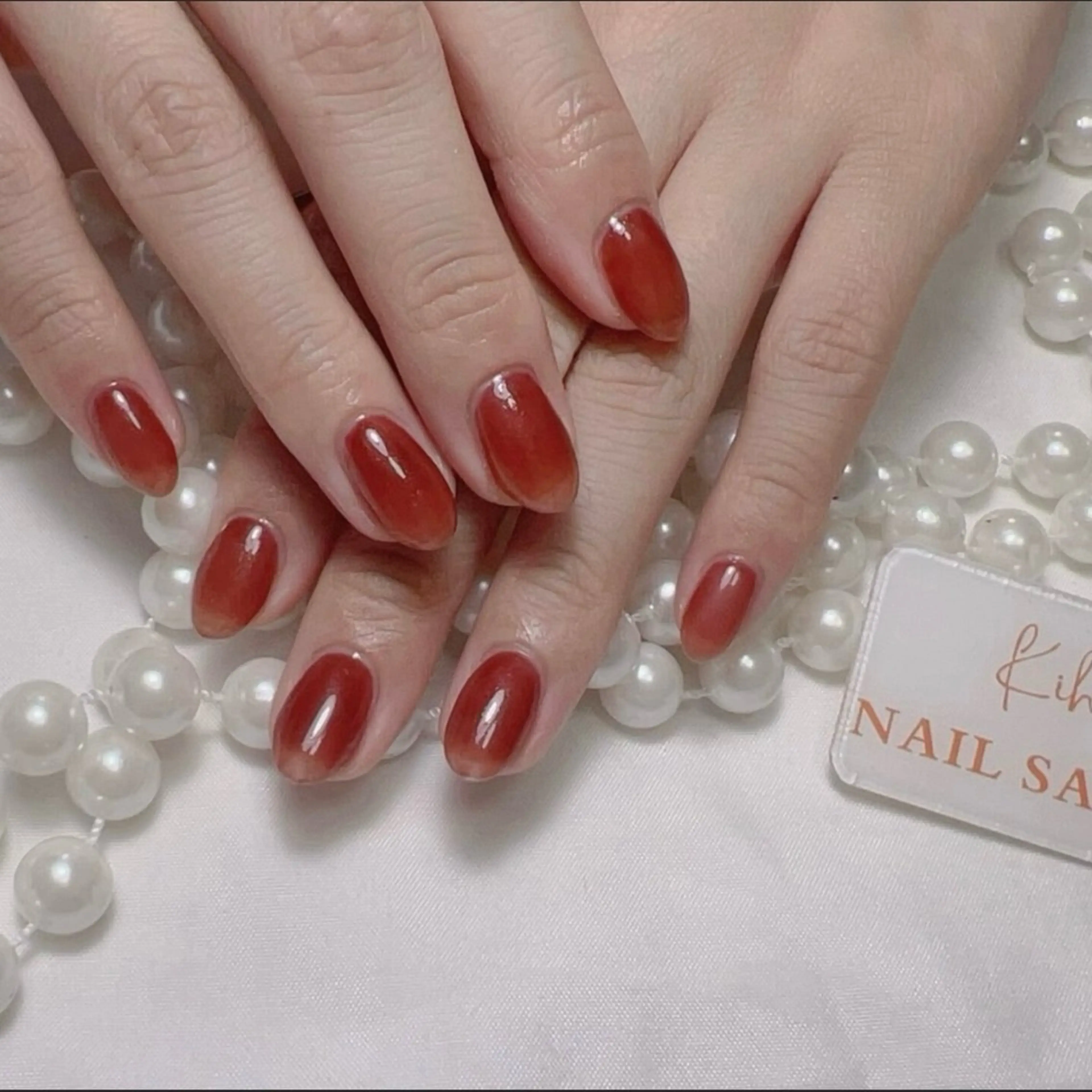 ネイル アートネイル フレンチネイル ジェルネイル グラデーション 韓国ネイル ハンドネイル ハンドケア さくら💮💮 【オフ無料】のネイルデザイン