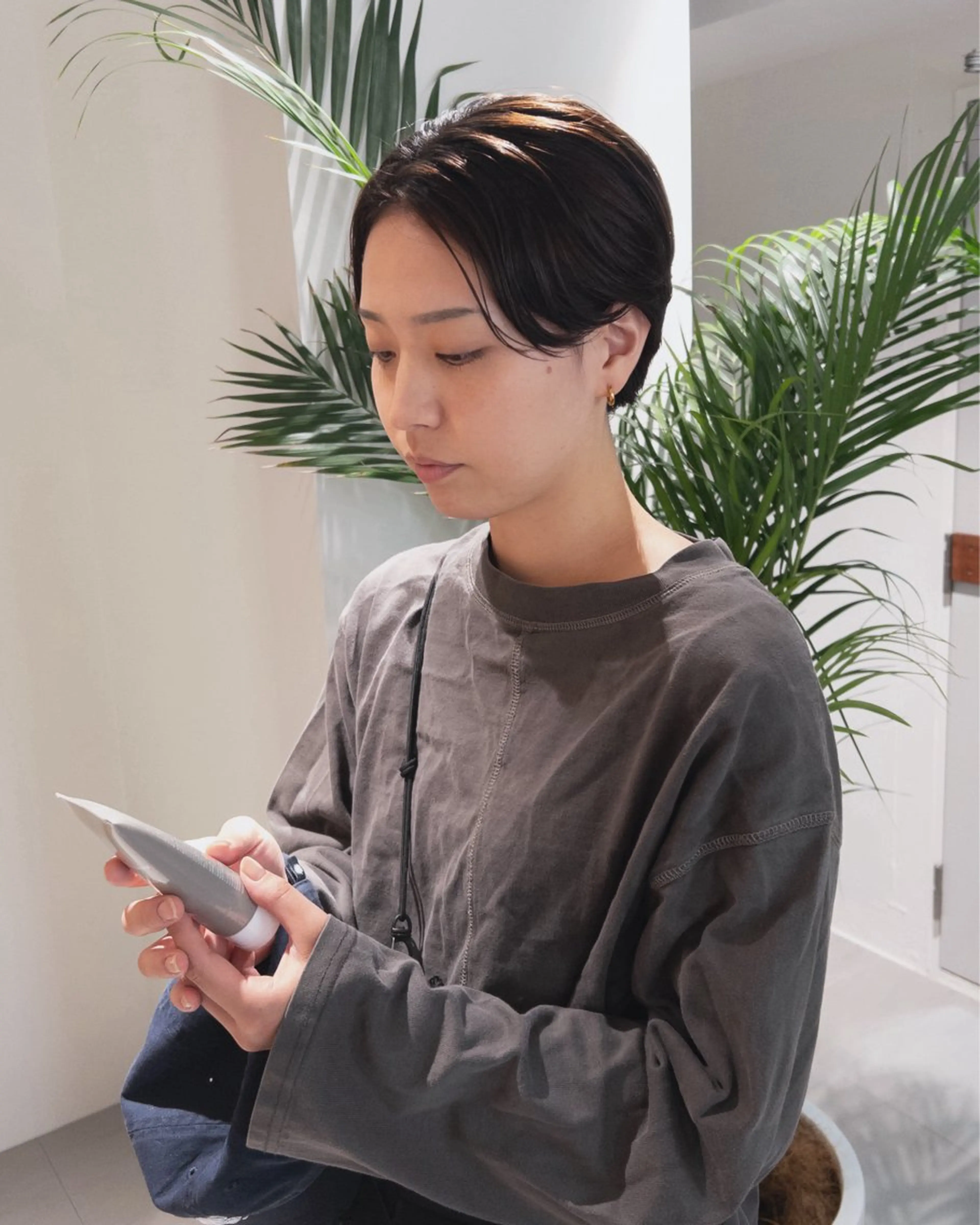 ショート 縮毛矯正 mellow hair&spa　【メロー ヘア&スパ】所属・濱田 憲佑のヘアスタイル