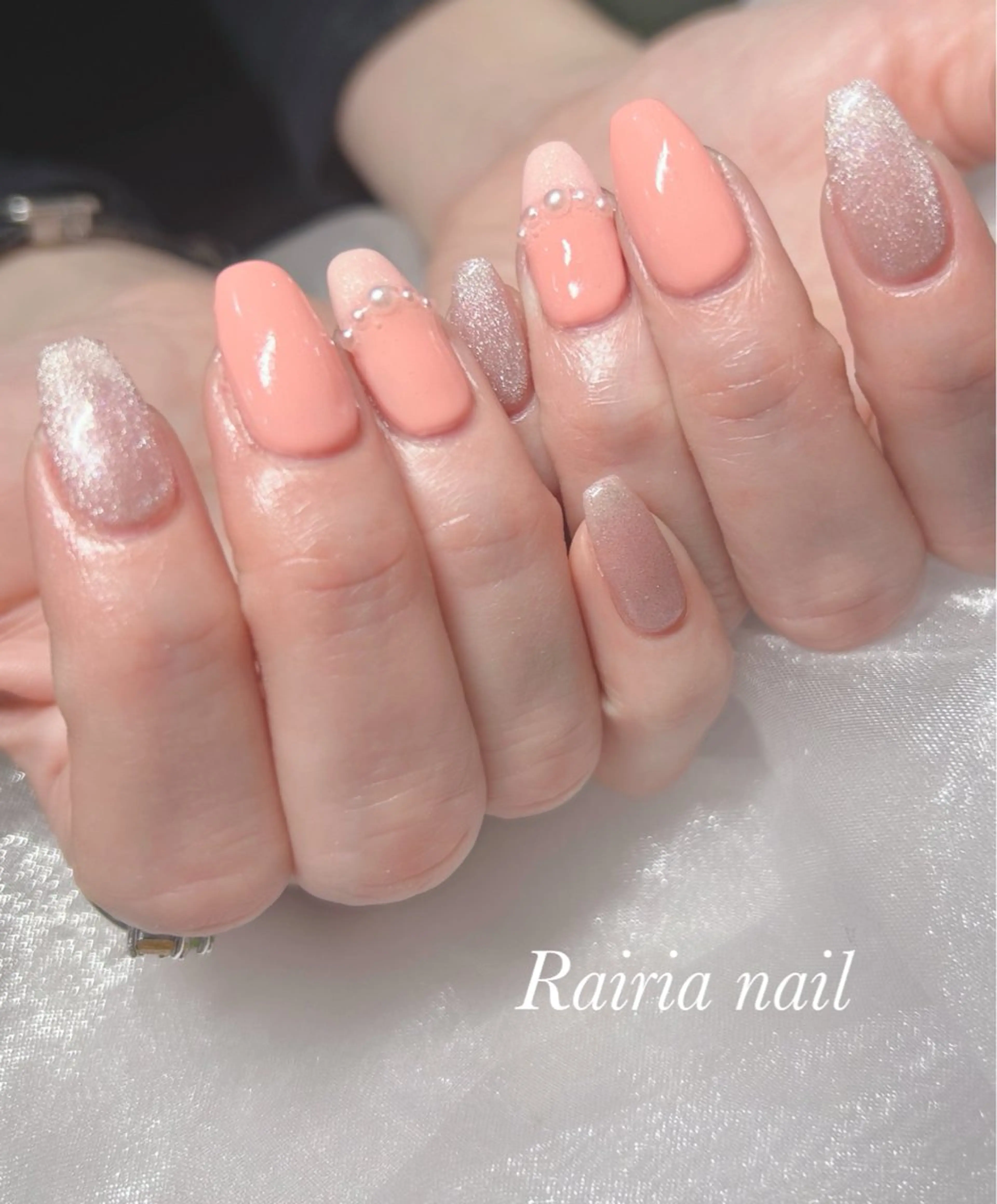 ネイル ハンドネイル Rairia nail所属・Rairianail 室橋舞のネイルデザイン